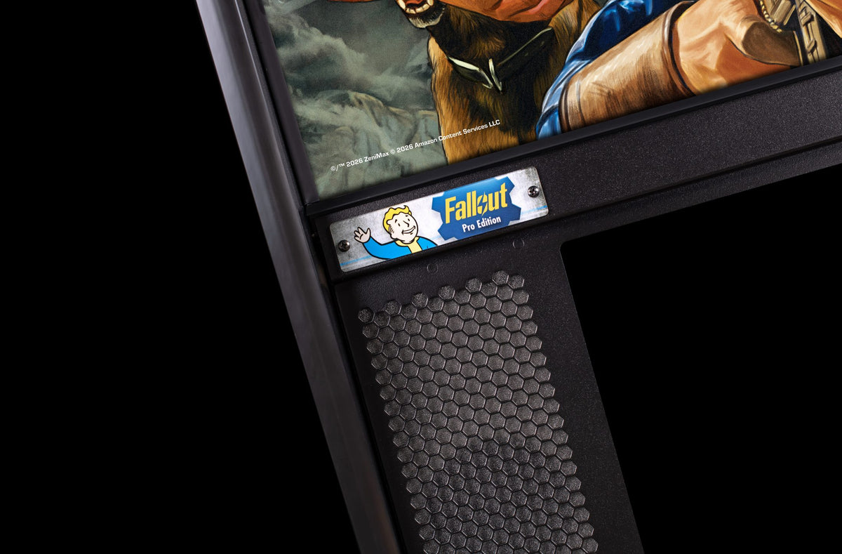 Fallout Pro pinball machine — detail