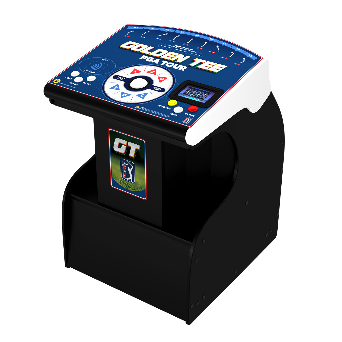 Golden Tee PGA TOUR Showpiece PRO cabinet