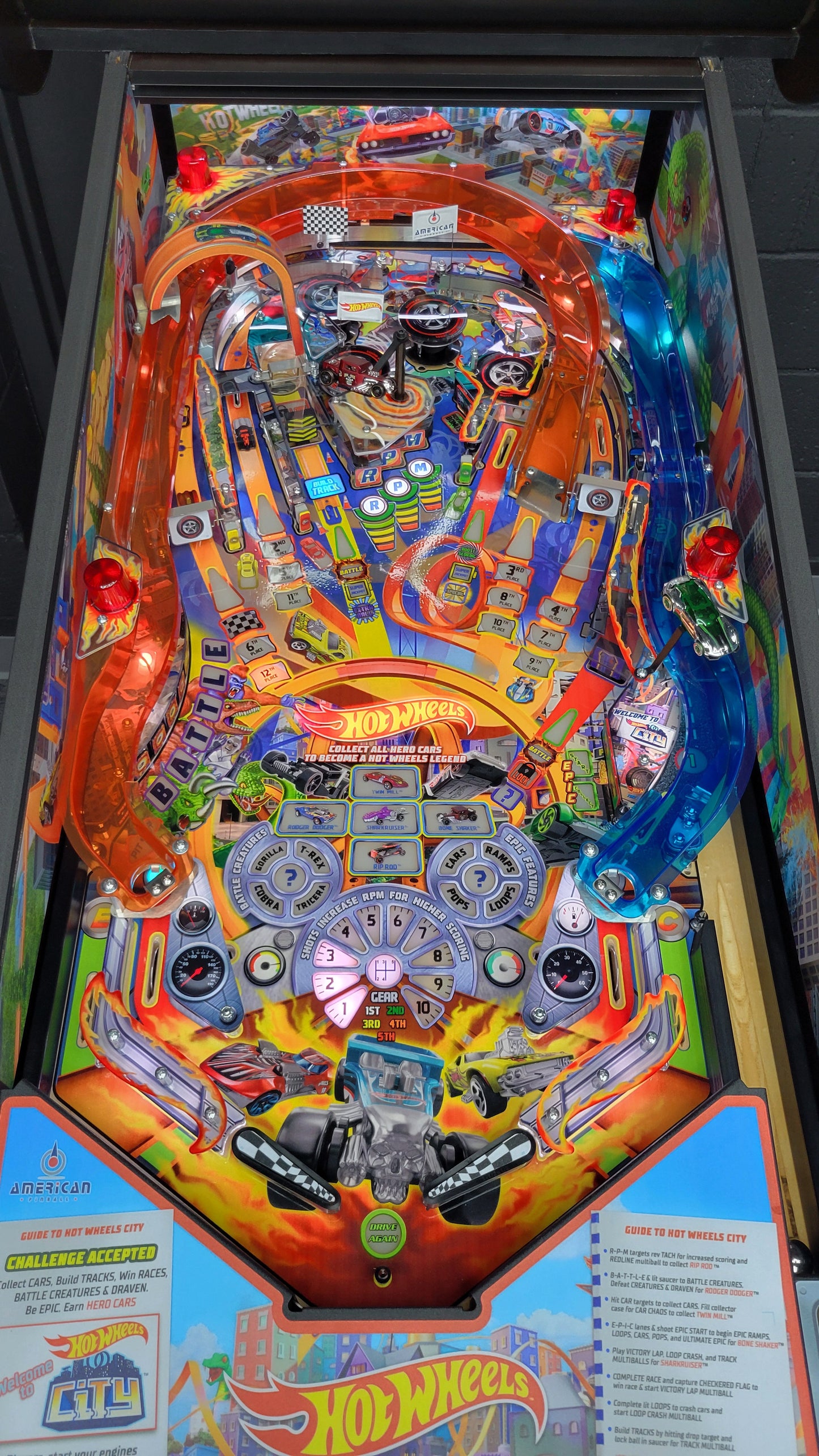 Hot Wheels Deluxe Pinball by American Pinball