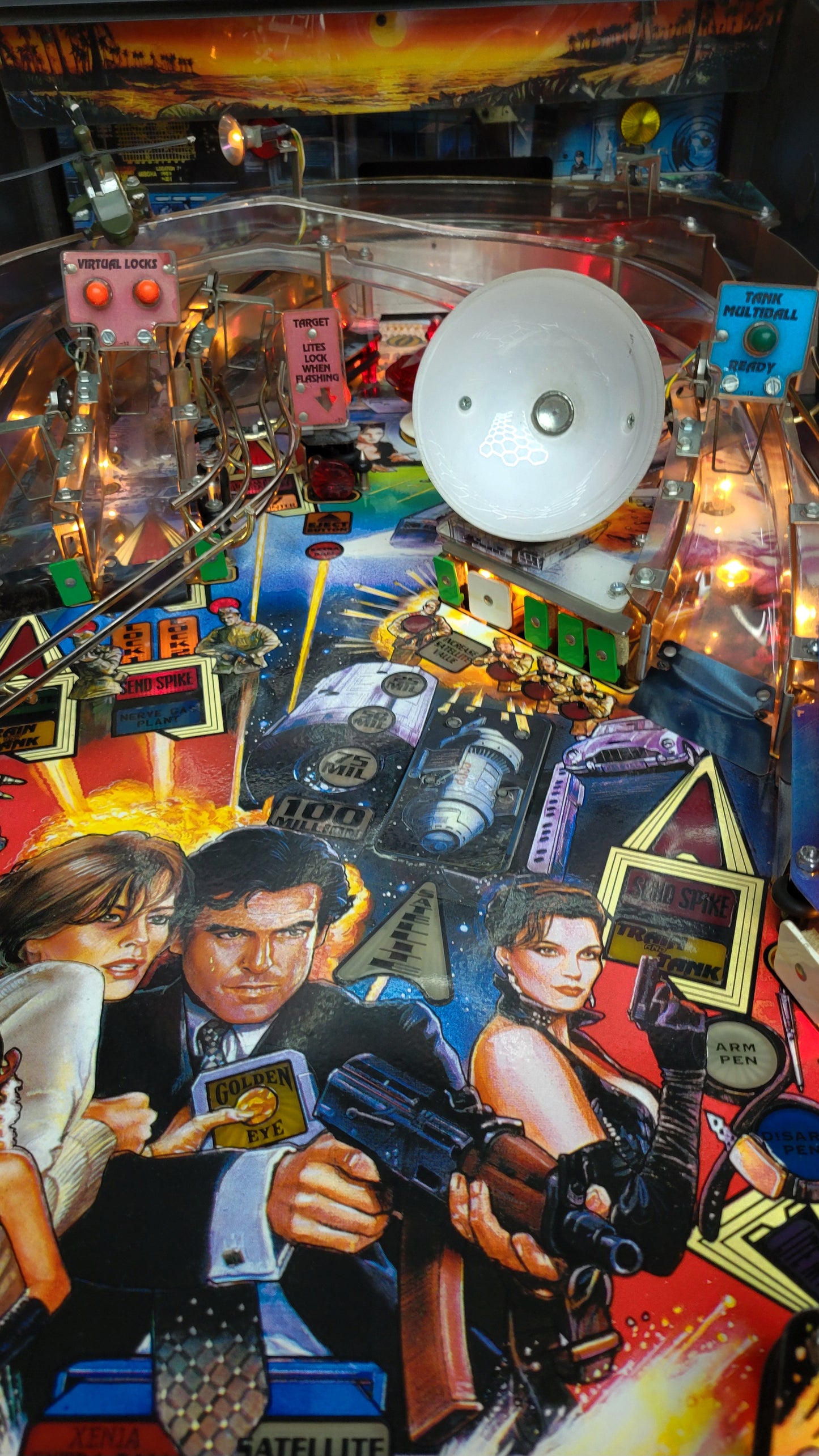 Sega Goldeneye 007 Pinball