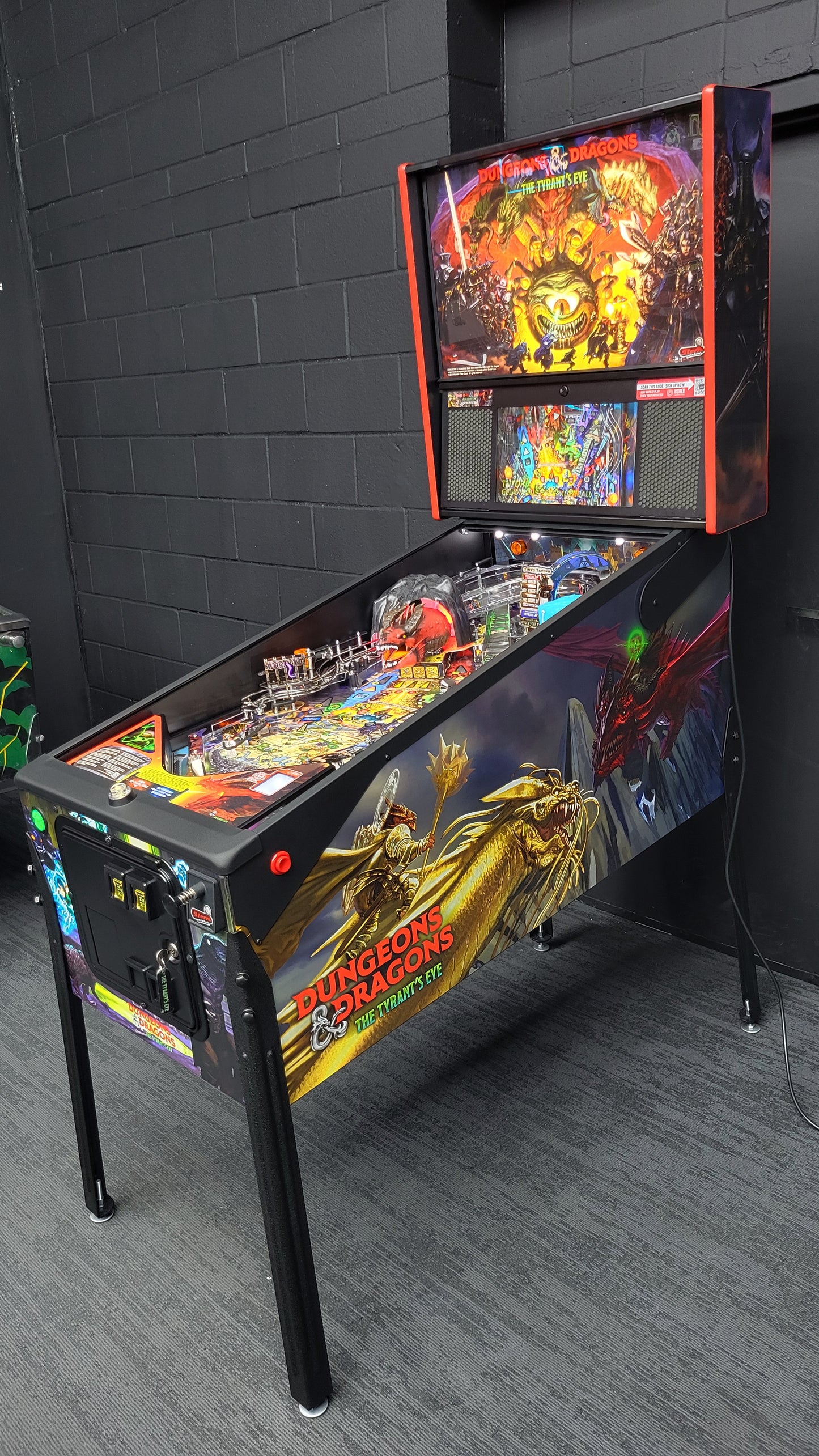 HUO Dungeons & Dragons The Tyrant's Eye Pinball