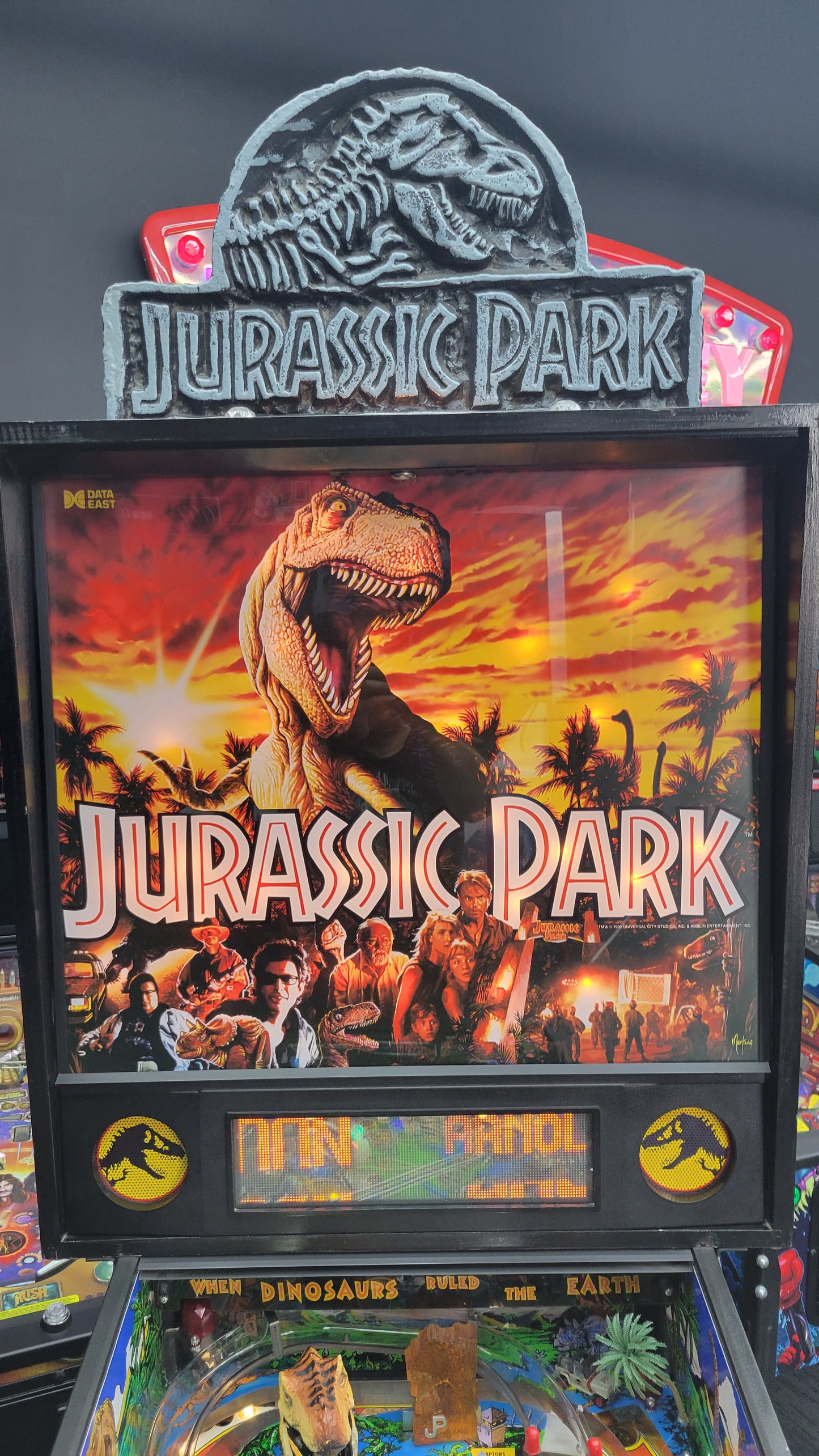 Jurassic Park Pinball by Data East
