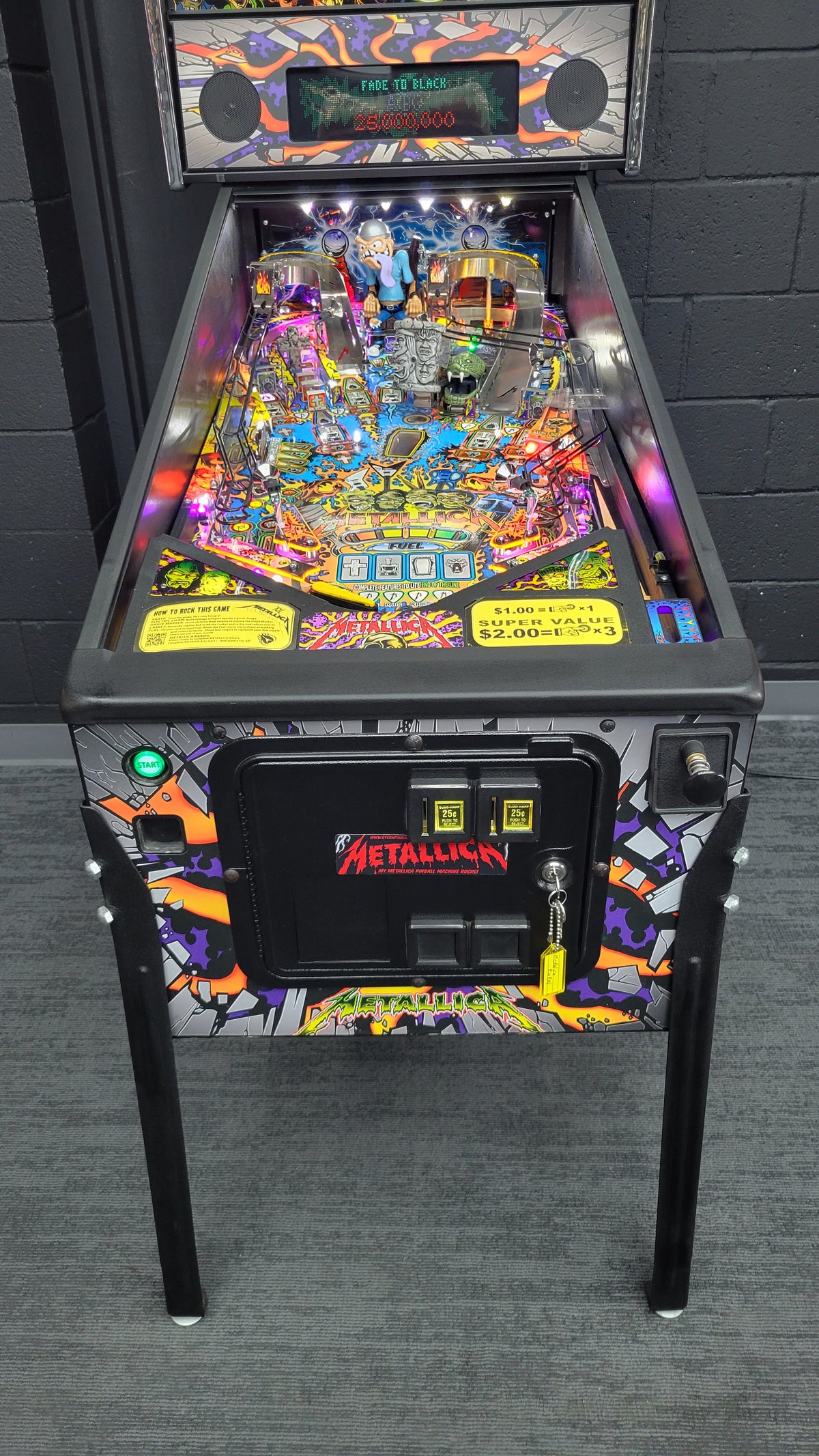 Stern Metallica Premium Vault Pinball