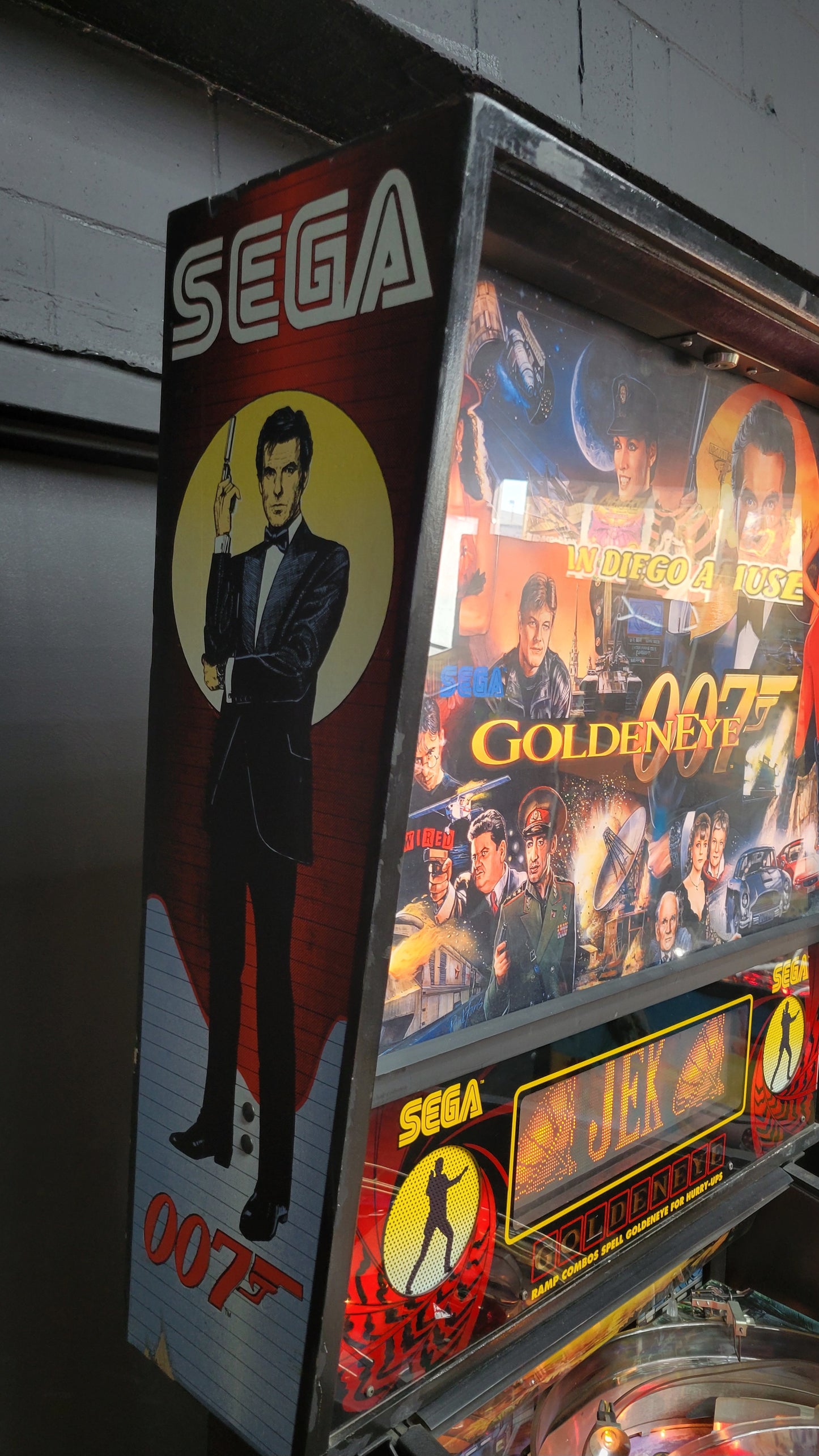 Sega Goldeneye 007 Pinball
