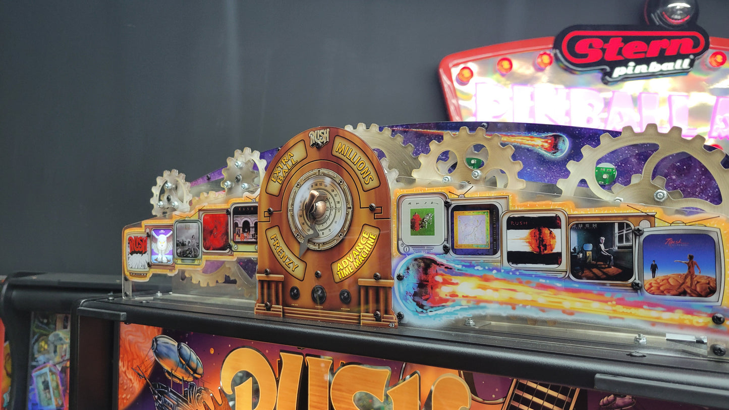 Rush LE Pinball with Stern Official Topper HUO