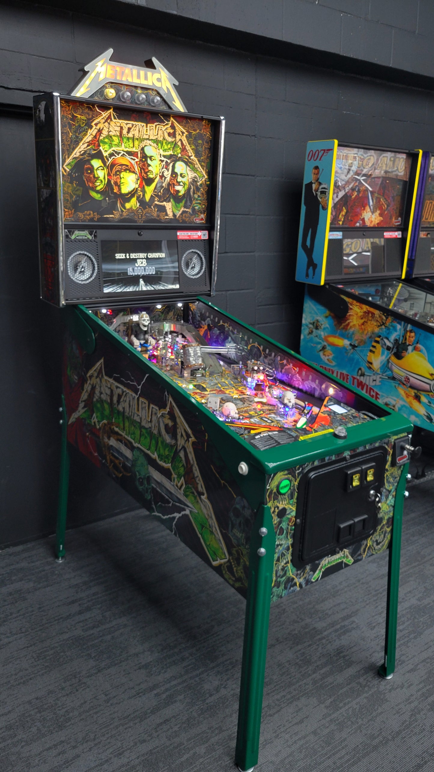 Stern Metallica Remastered Premium HUO Pinball