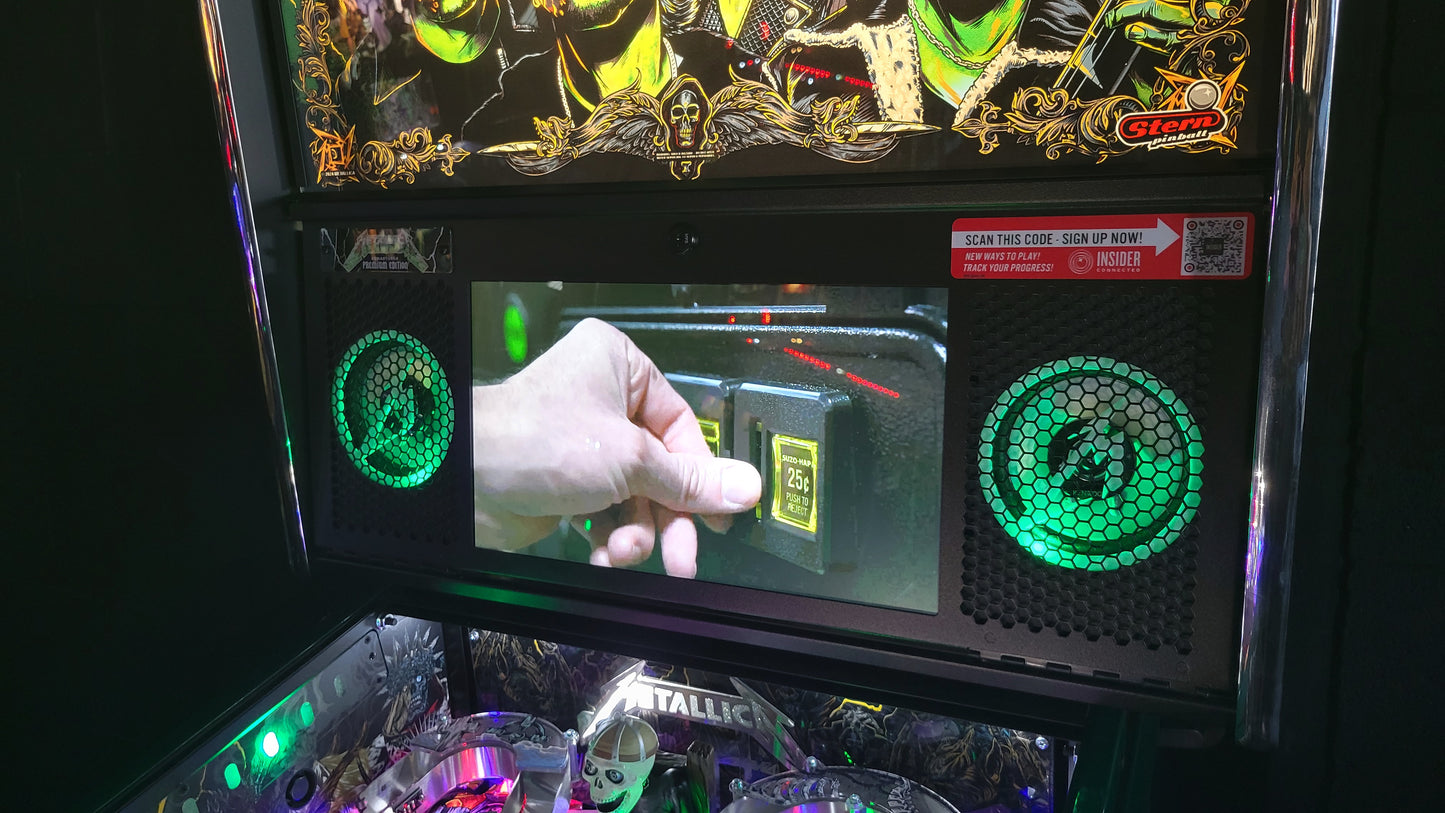 Stern Metallica Remastered Premium HUO Pinball