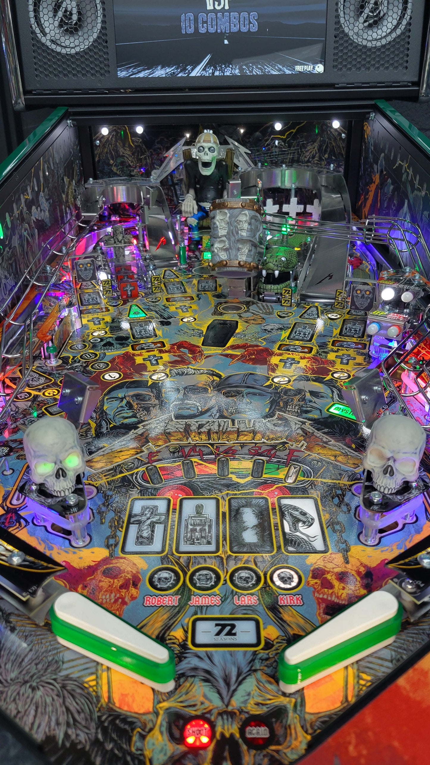 Stern Metallica Remastered Premium HUO Pinball