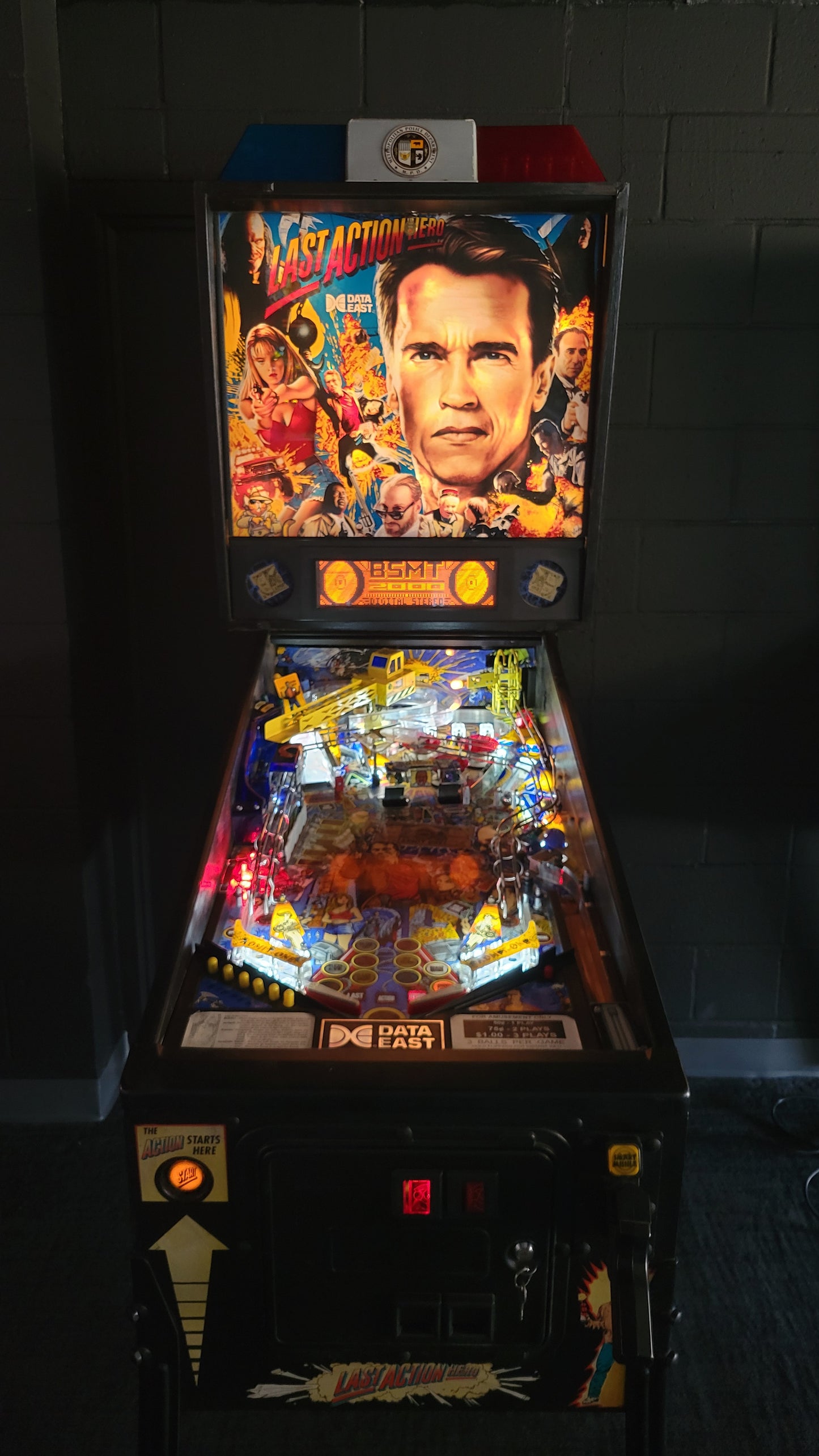 Data East The Last Action Hero Pinball