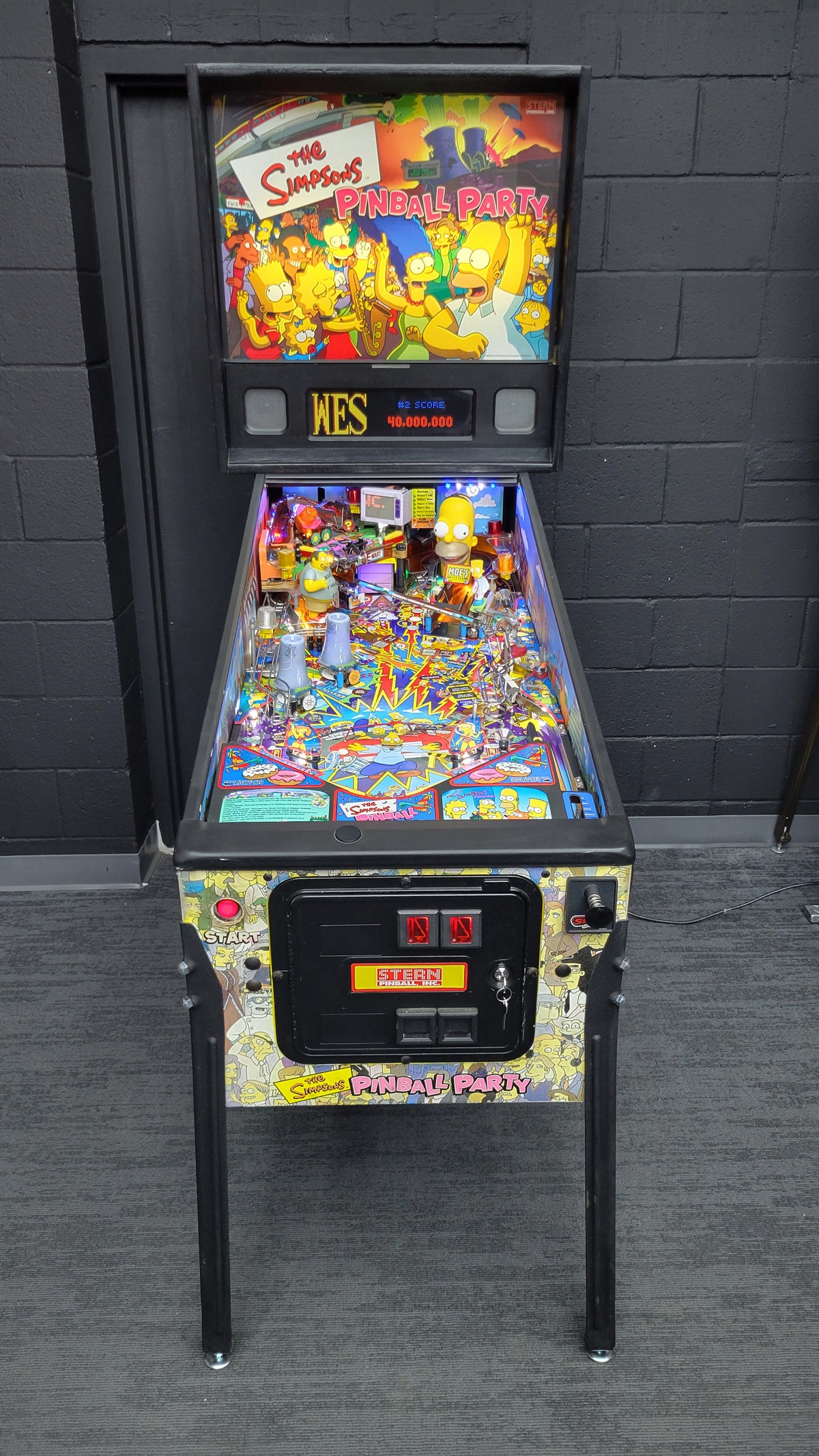 Stern The Simpsons Pinball Party