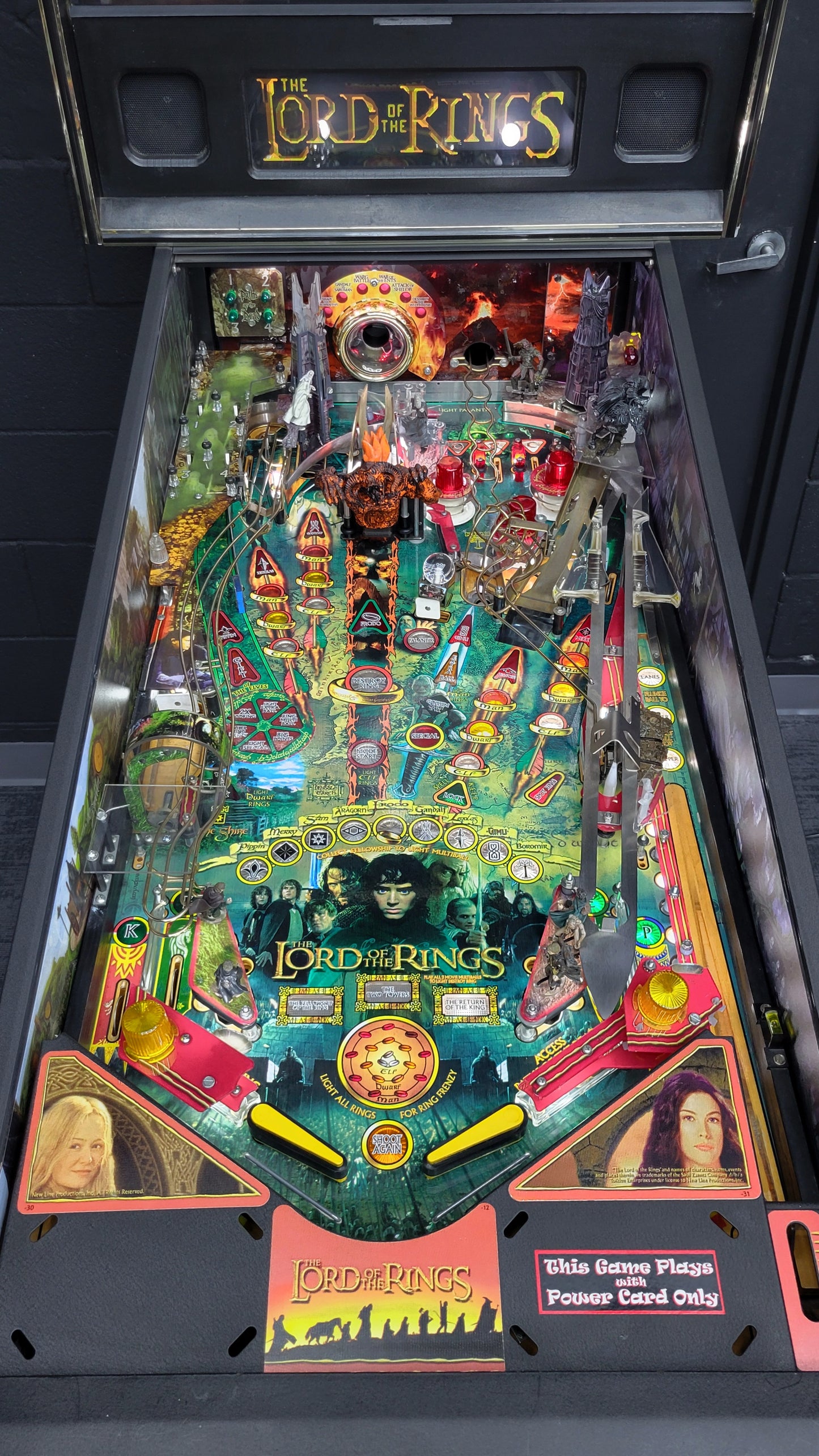 Lord Of The Rings Pinball