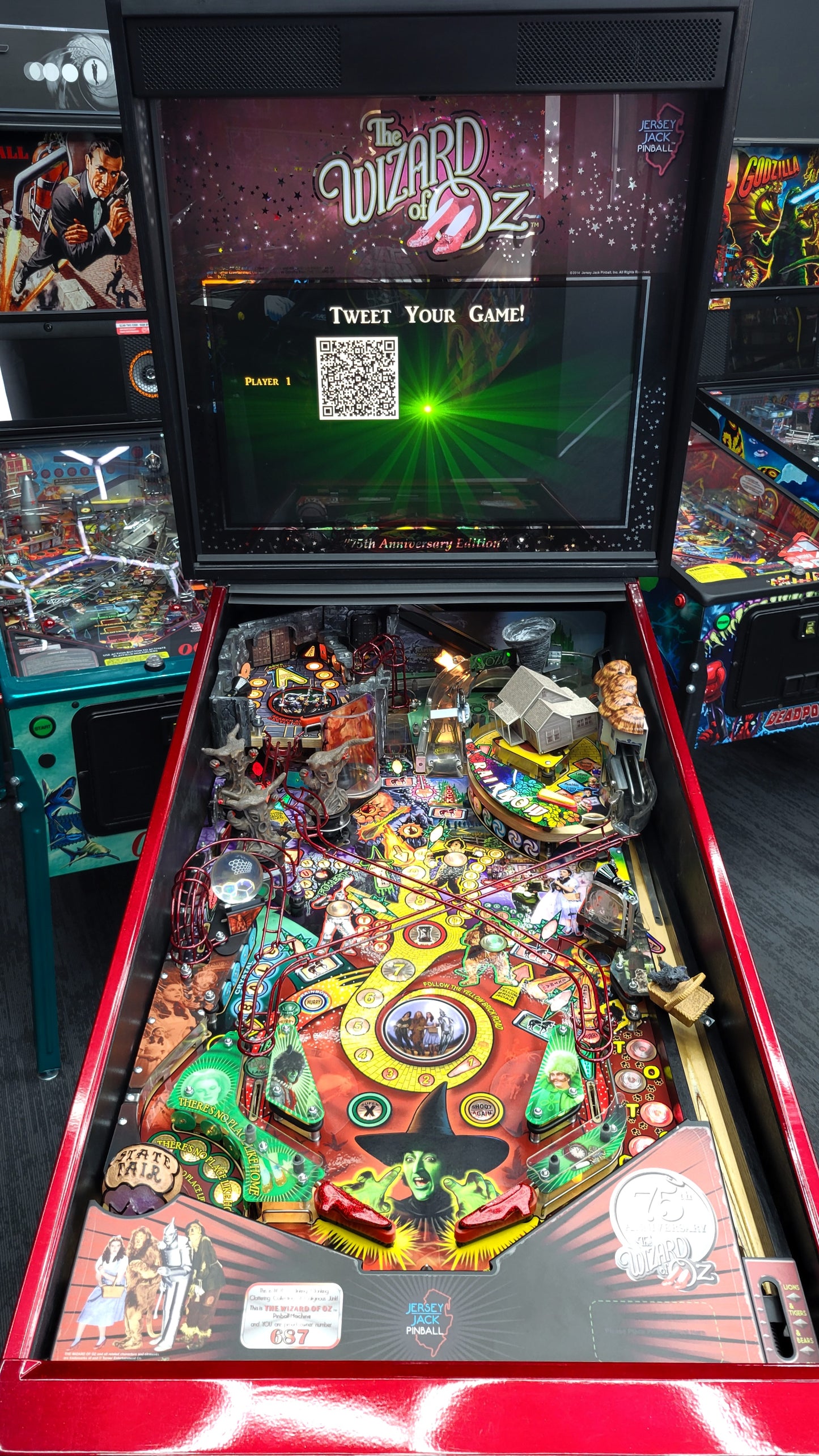 Wizard Of Oz 75th Anniversary Edition by Jersey Jack Pinball