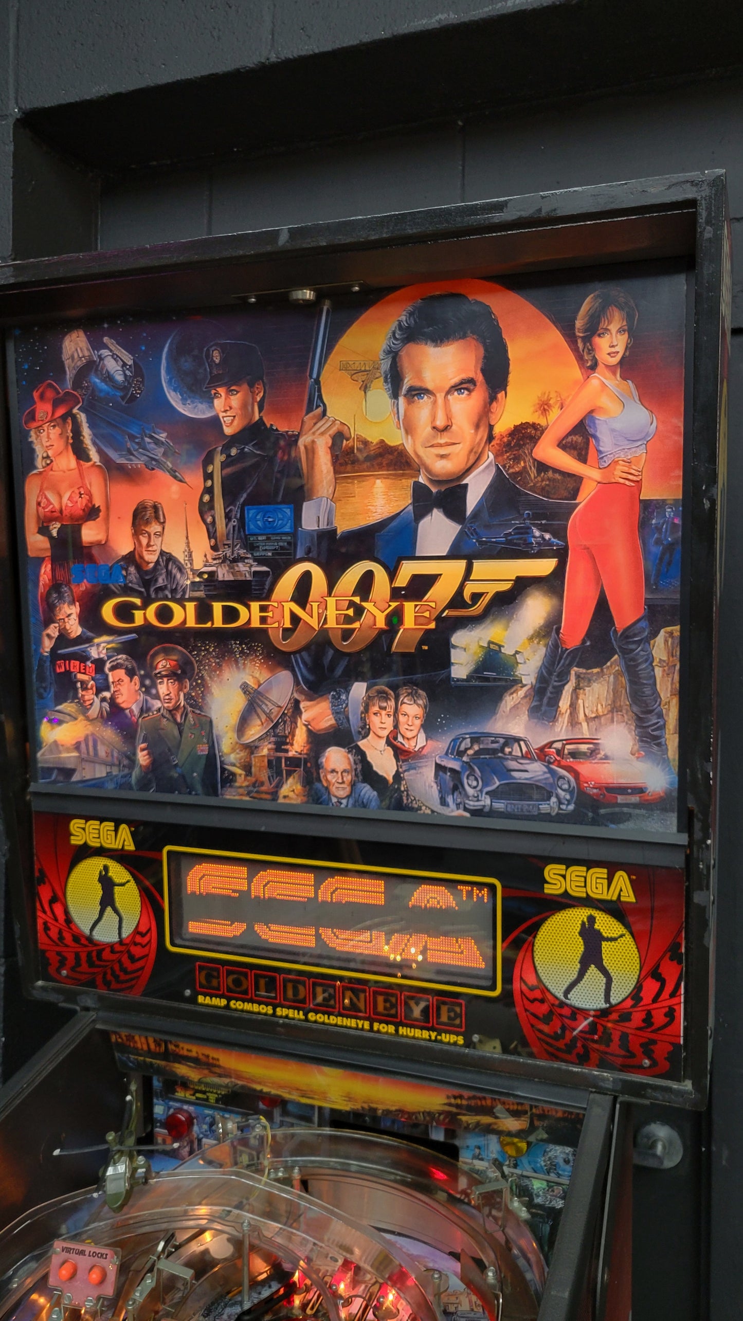 Sega Goldeneye 007 Pinball
