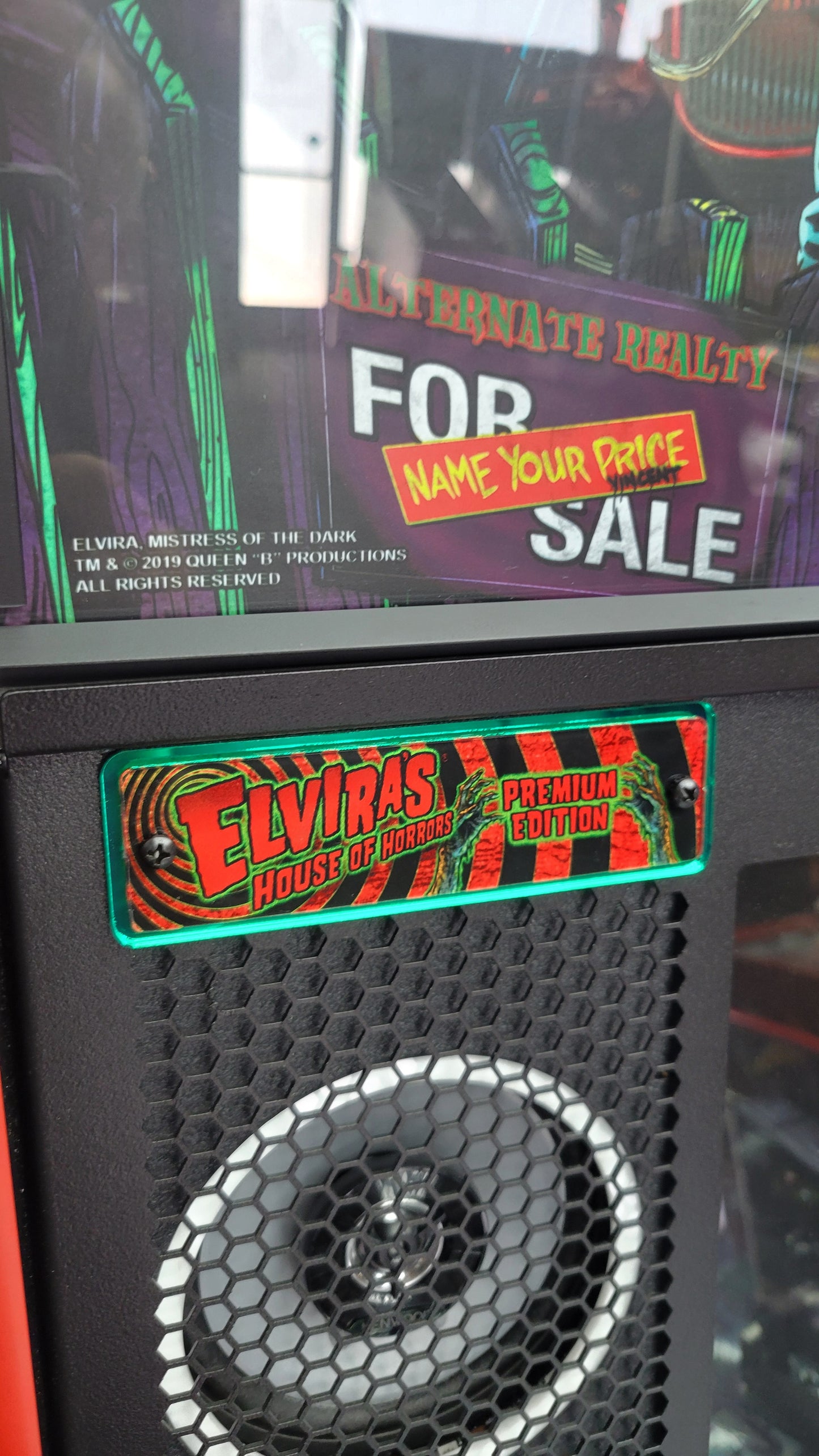 Elvira House of Horrors Premium Custom HUO Pinball Loaded!