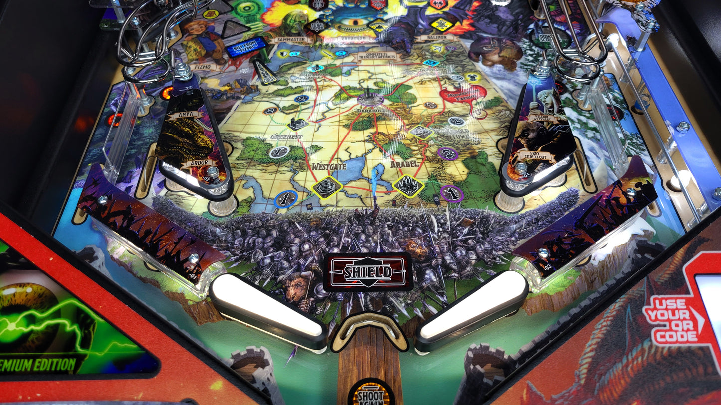 HUO Dungeons & Dragons The Tyrant's Eye Pinball