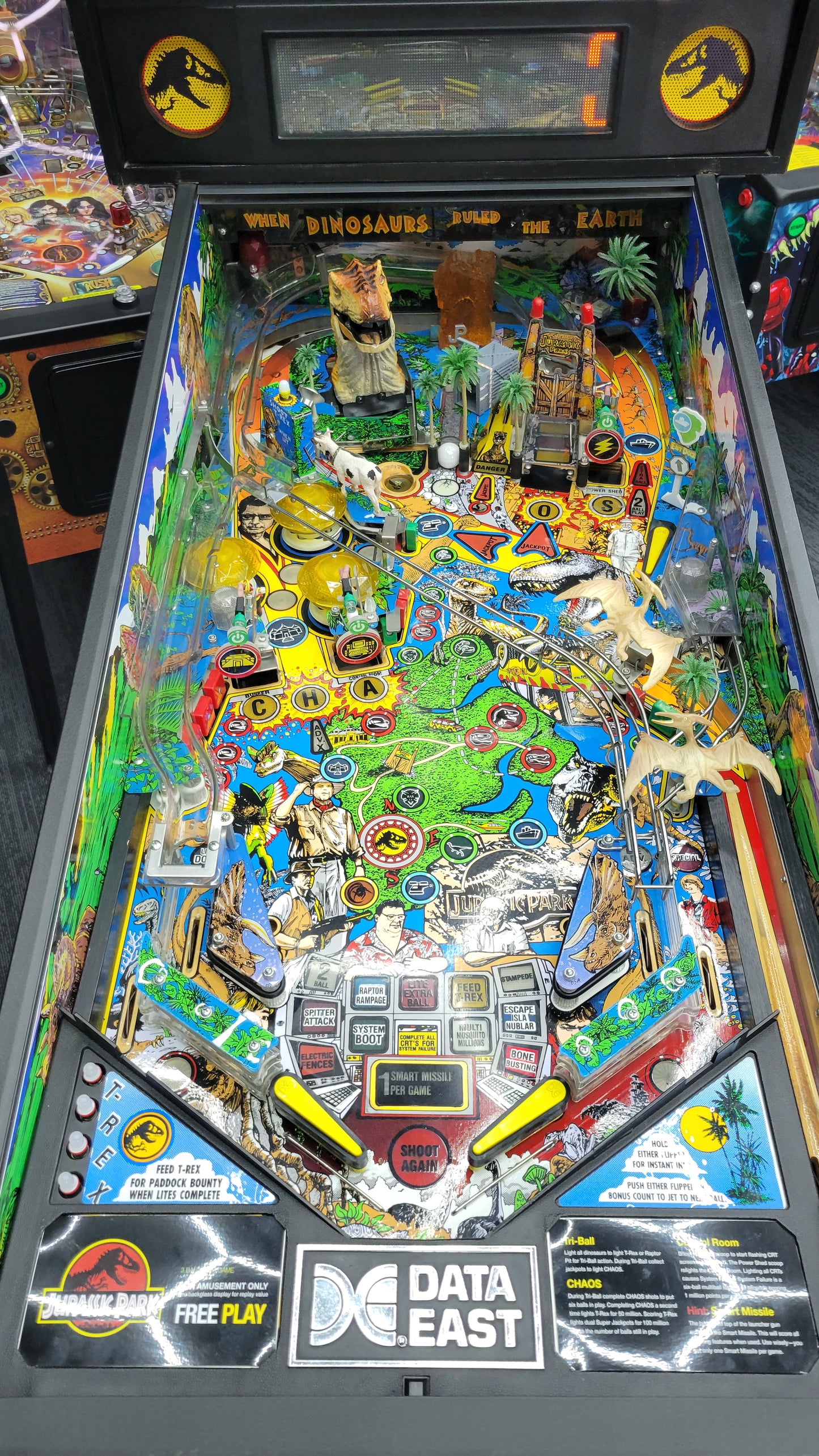 Jurassic Park Pinball by Data East