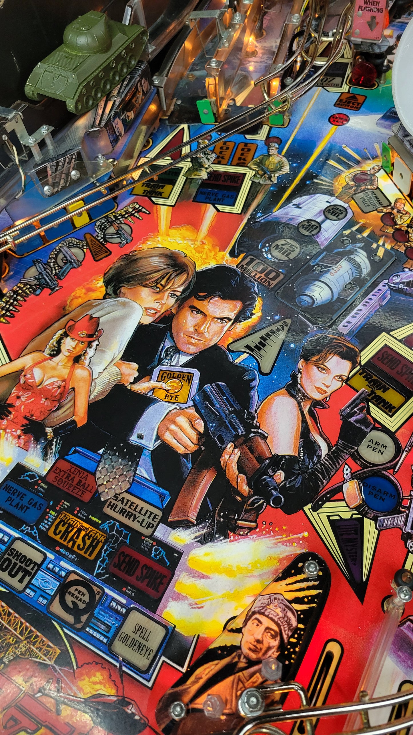 Sega Goldeneye 007 Pinball