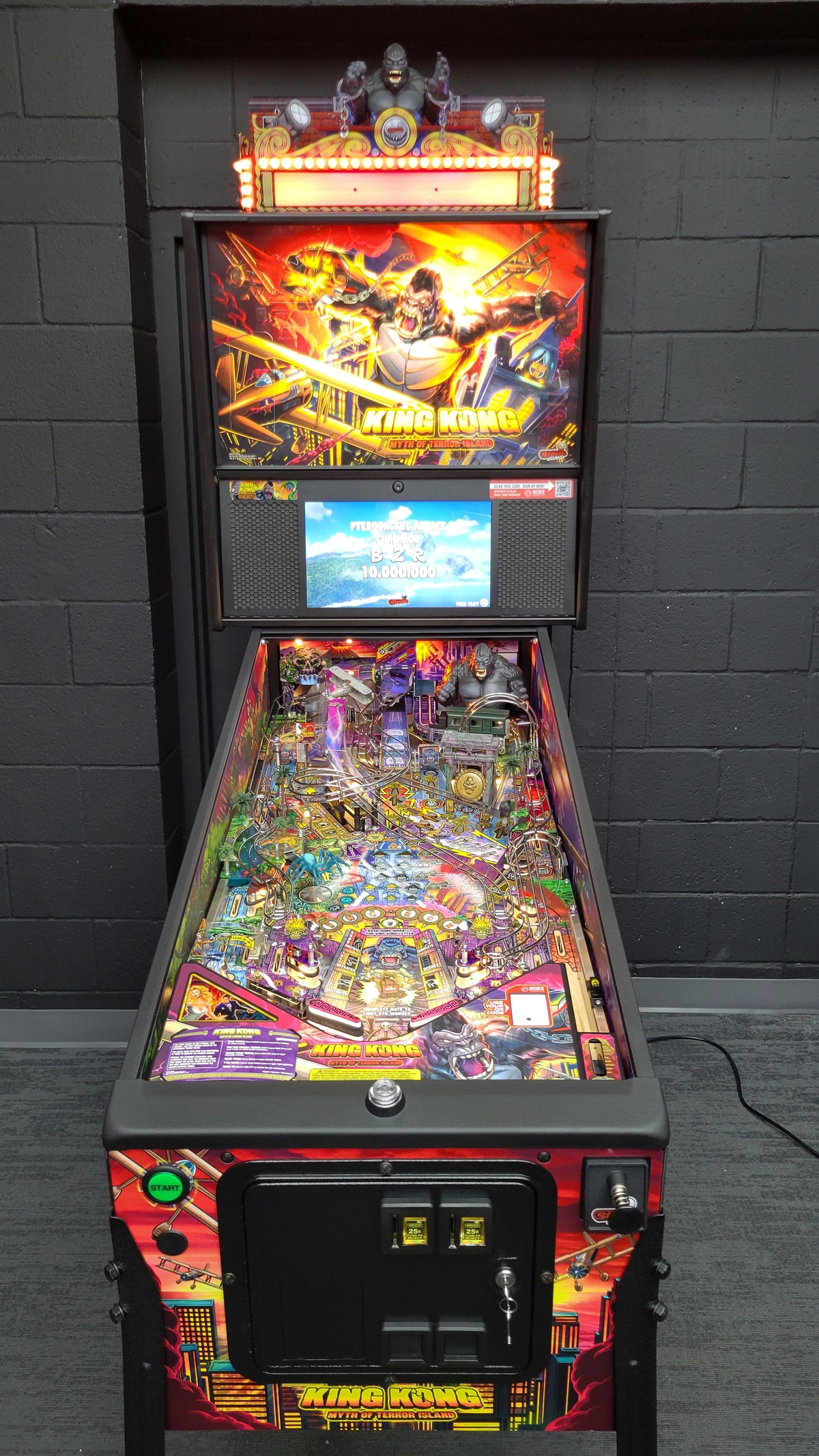 Stern King Kong Premium Pinball HUO