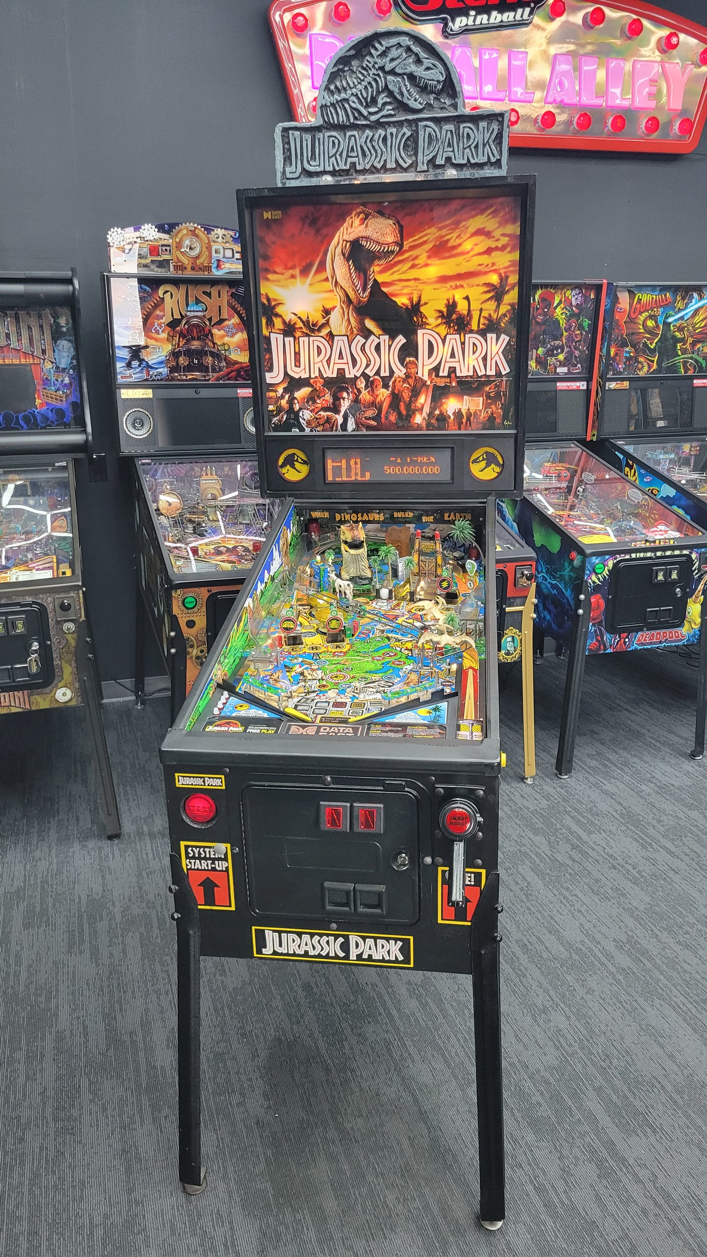 Jurassic Park Pinball by Data East