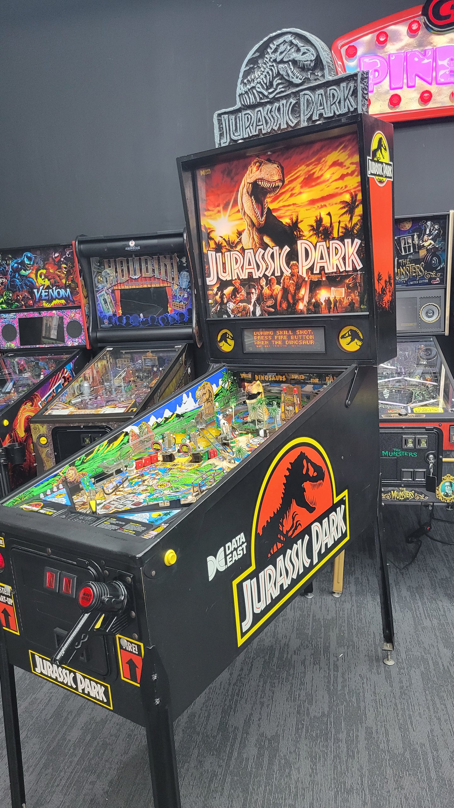 Jurassic Park Pinball by Data East