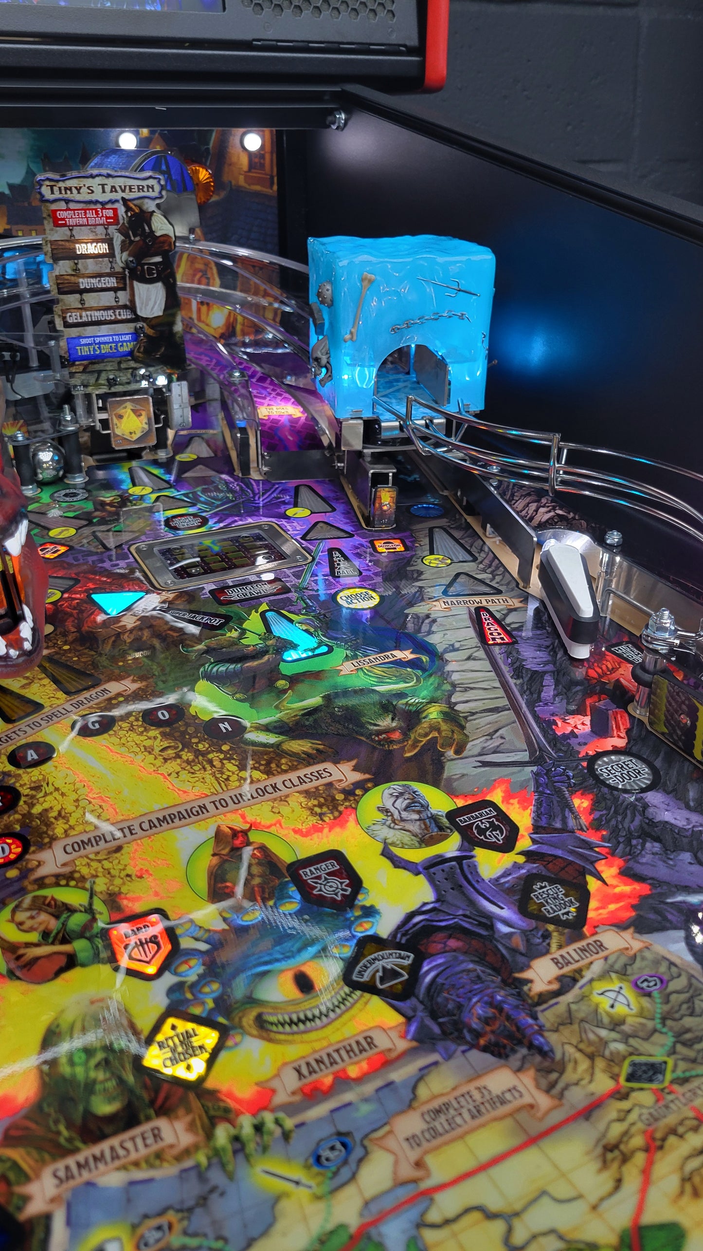 HUO Dungeons & Dragons The Tyrant's Eye Pinball