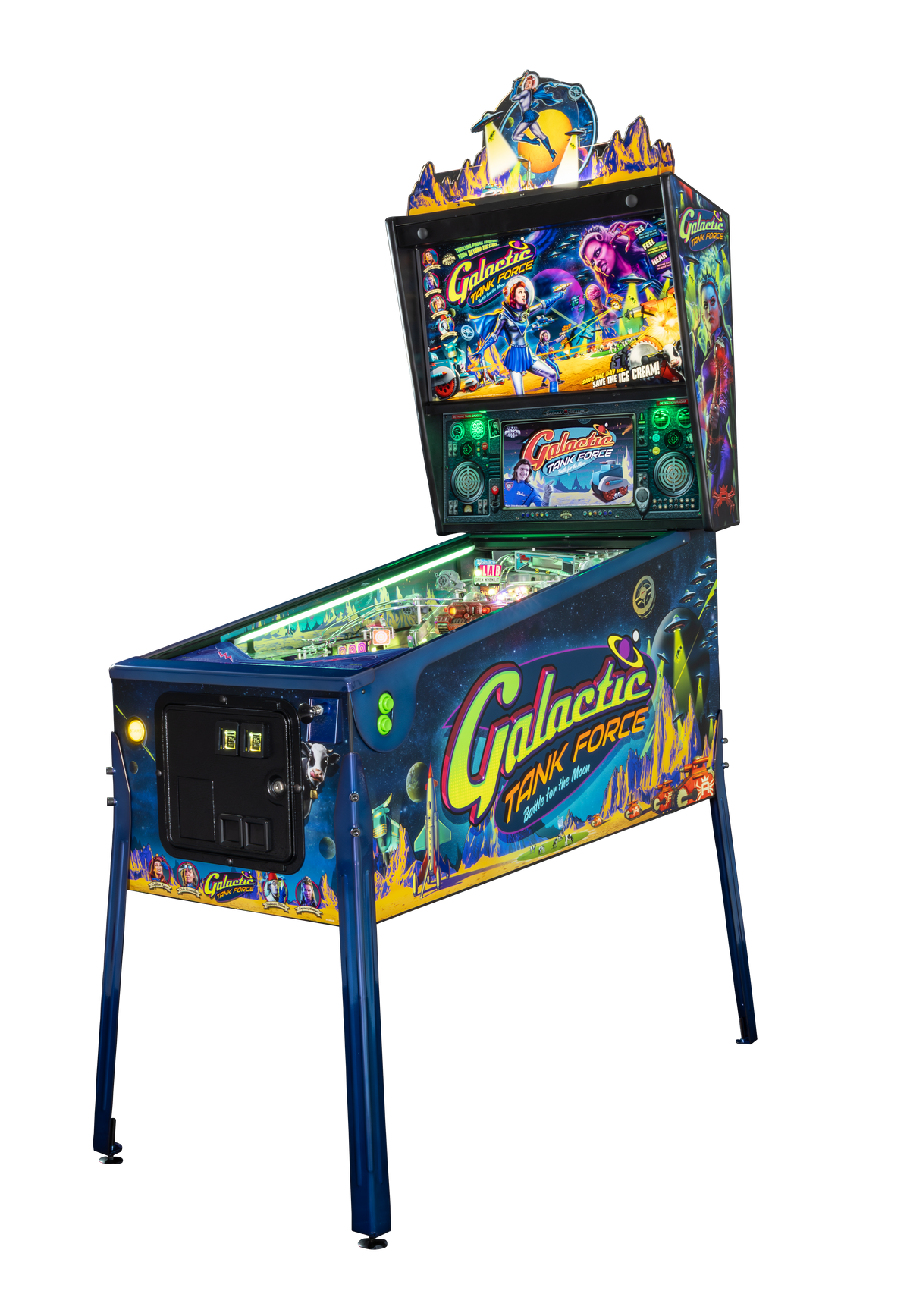 Galactic Tank Force Pinball Machine - Deluxe Edition Model - GTF