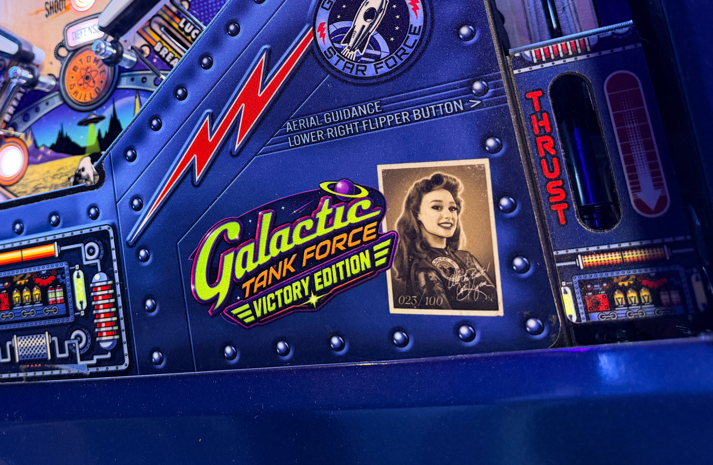 Galactic Tank Force Pinball Machine - Deluxe Edition Model - GTF