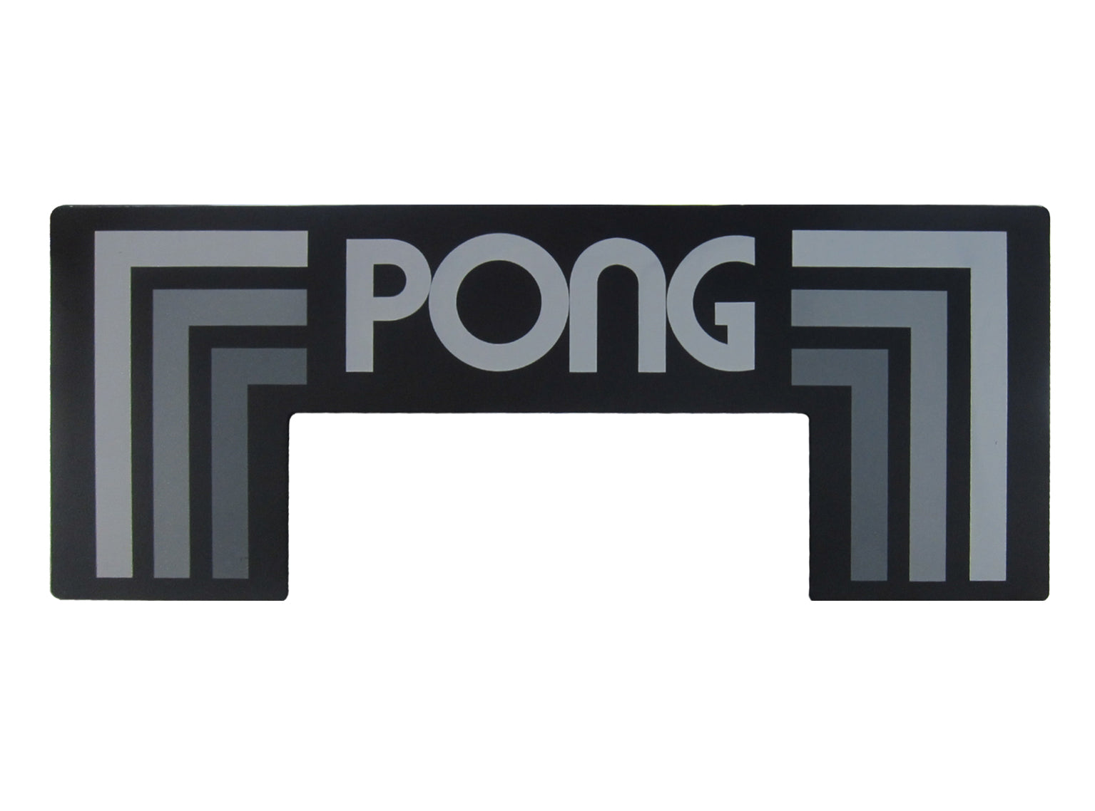 Atari PONG table — front view
