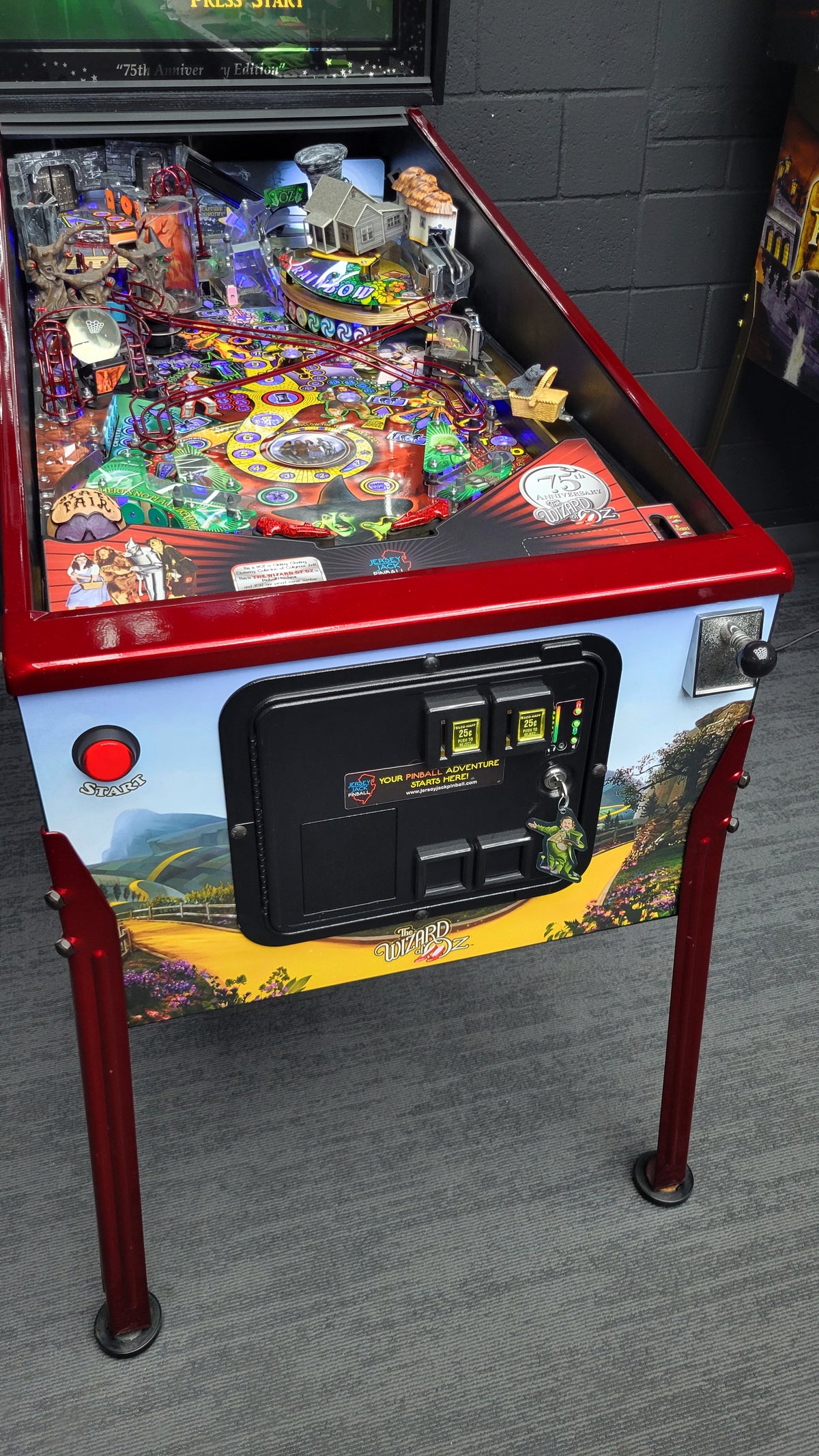 Wizard Of Oz 75th Anniversary Edition by Jersey Jack Pinball HUO