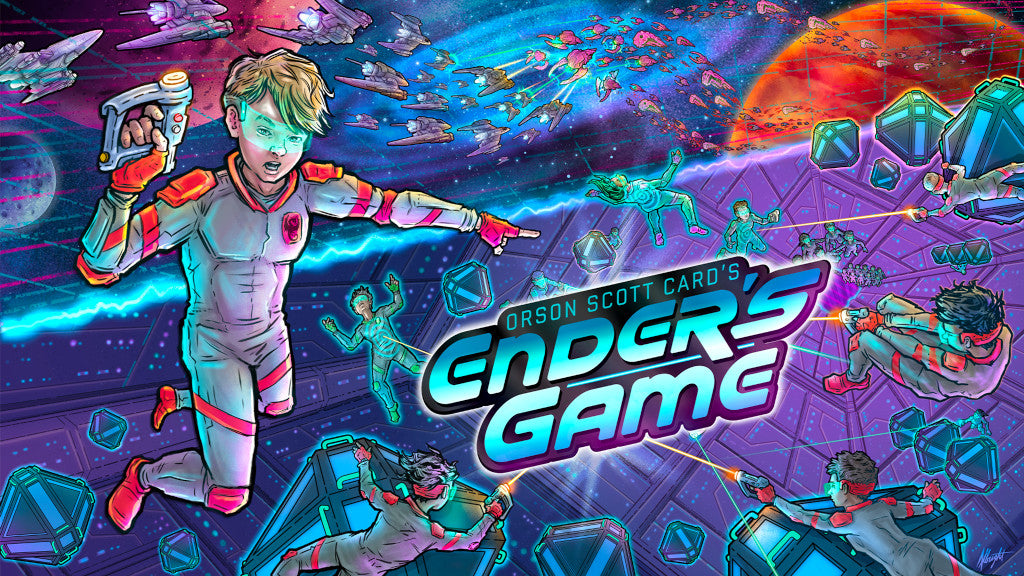 Ender's Game P3 game kit backglass art