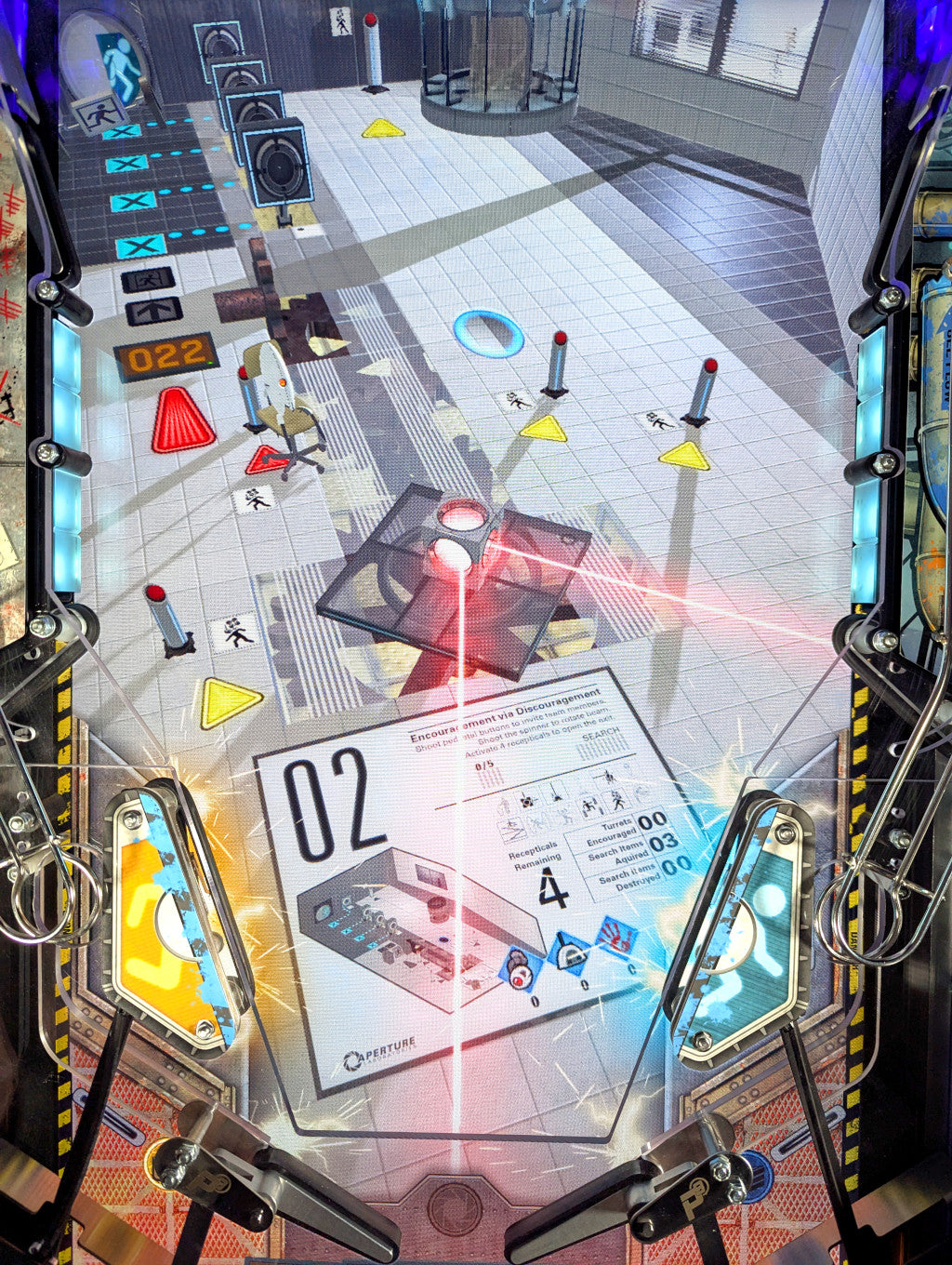 Playfield feature detail
