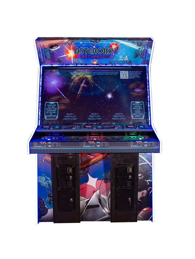 Asteroids Recharged Deluxe — front