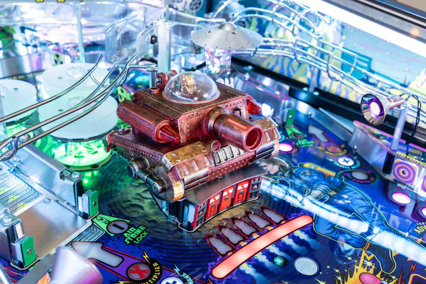 Galactic Tank Force Pinball Machine - Deluxe Edition Model - GTF