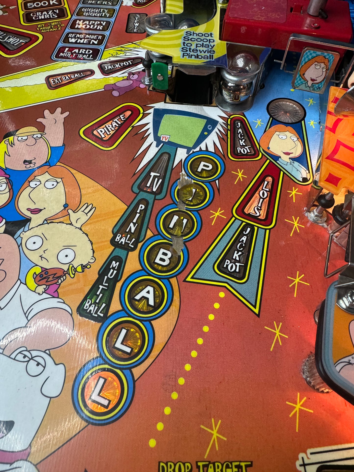 Family Guy Pinball by Stern
