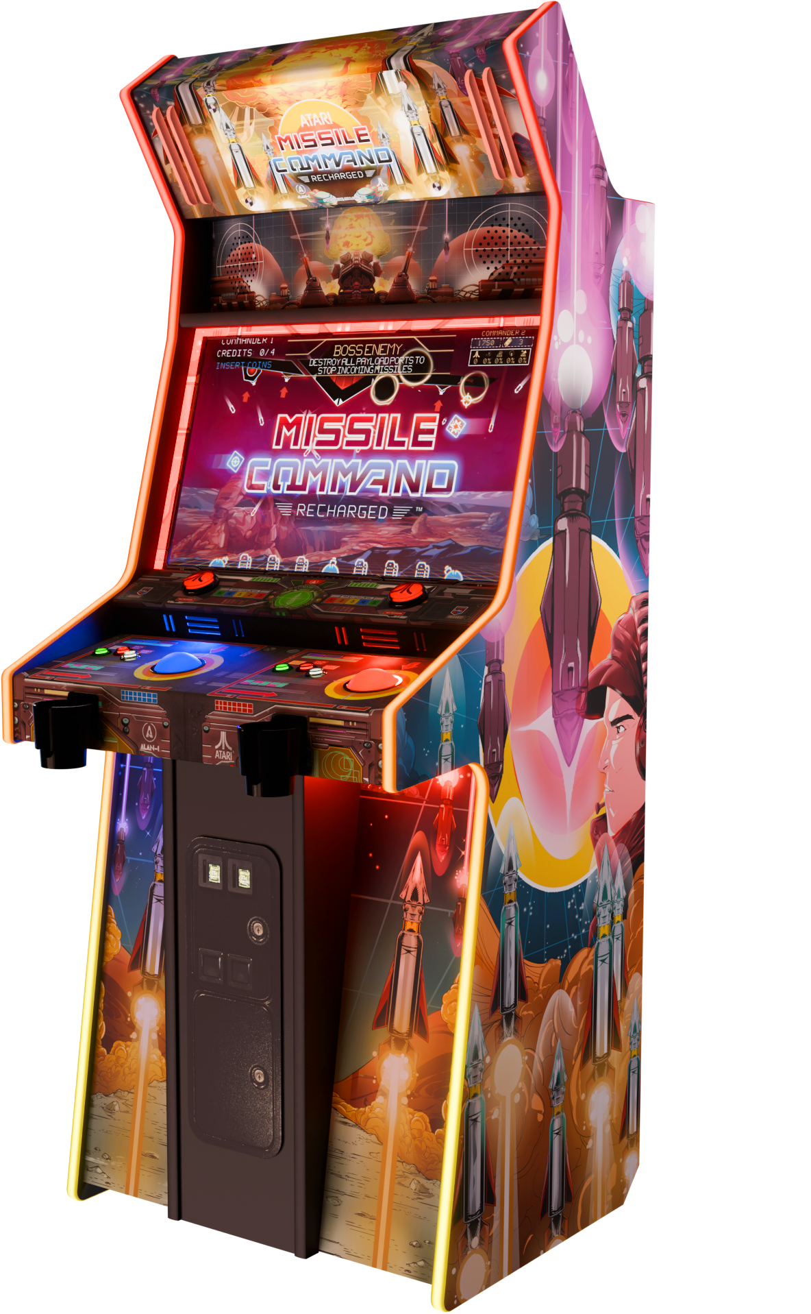 Missile Command Recharged Pro+ — left
