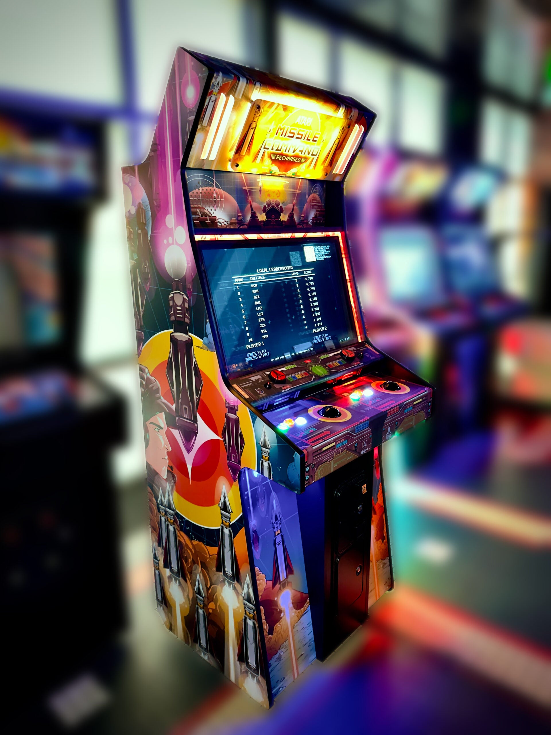 Missile Command Recharged Pro — cabinet