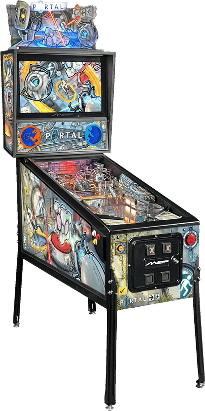 P3 machine with Portal Extended artwork — left view