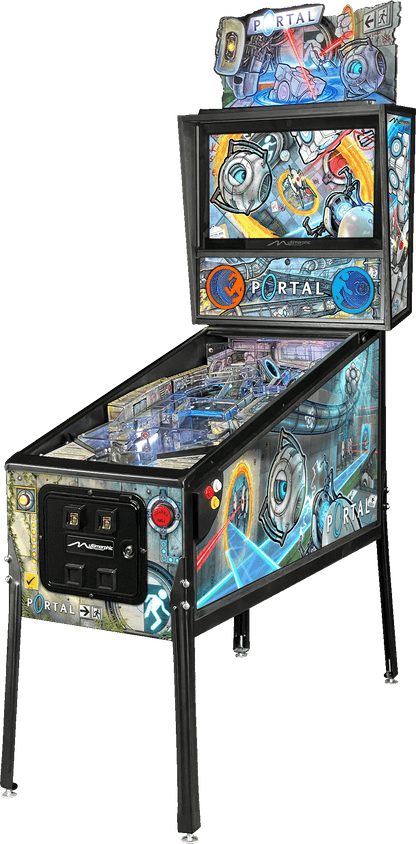 Portal Extended Pinball P3 — right view with optional topper
