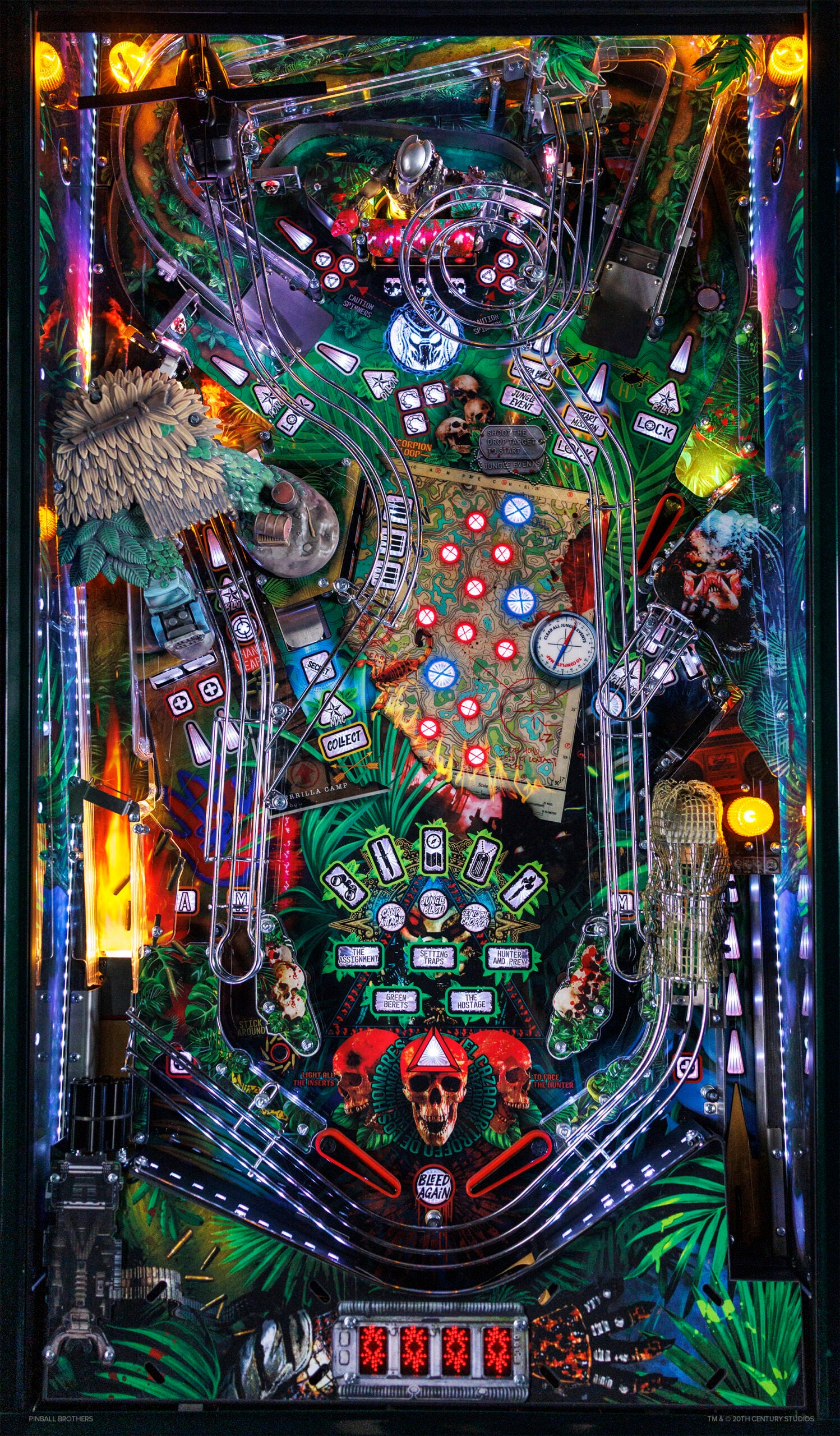 Predator Pinball Machine - Trophy Edition (READY to SHIP)