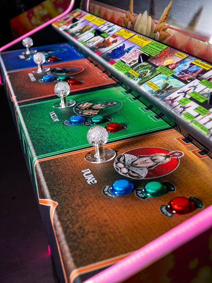 Avian Knights Deluxe — 4-player control panel