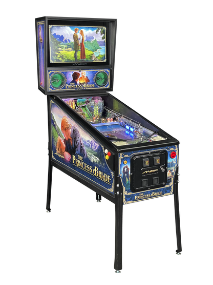 Princess Bride Standard Edition Pinball P3 machine — full cabinet, left view