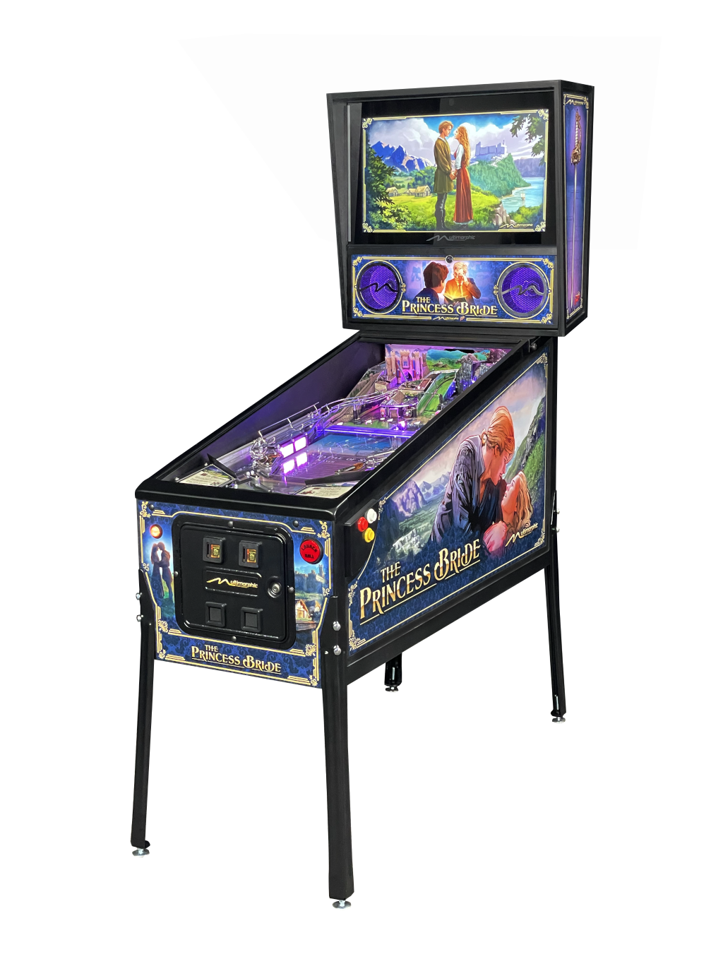 Princess Bride Standard Edition Pinball P3 machine — full cabinet, right view