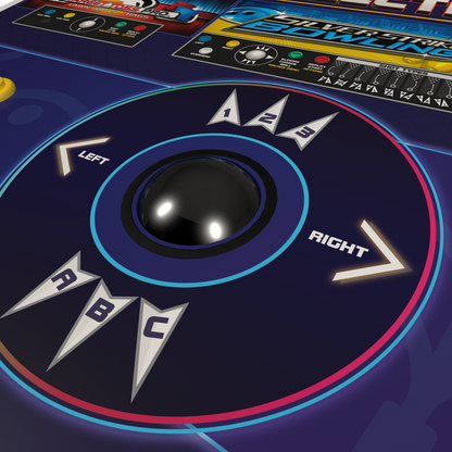 Arcade Collection trackball closeup