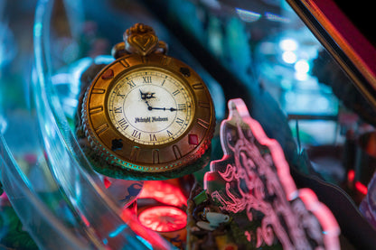 Midnight Madness pocket-watch sculpt detail