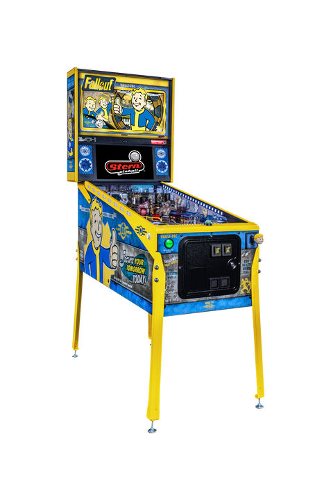 Fallout LE pinball machine — cabinet