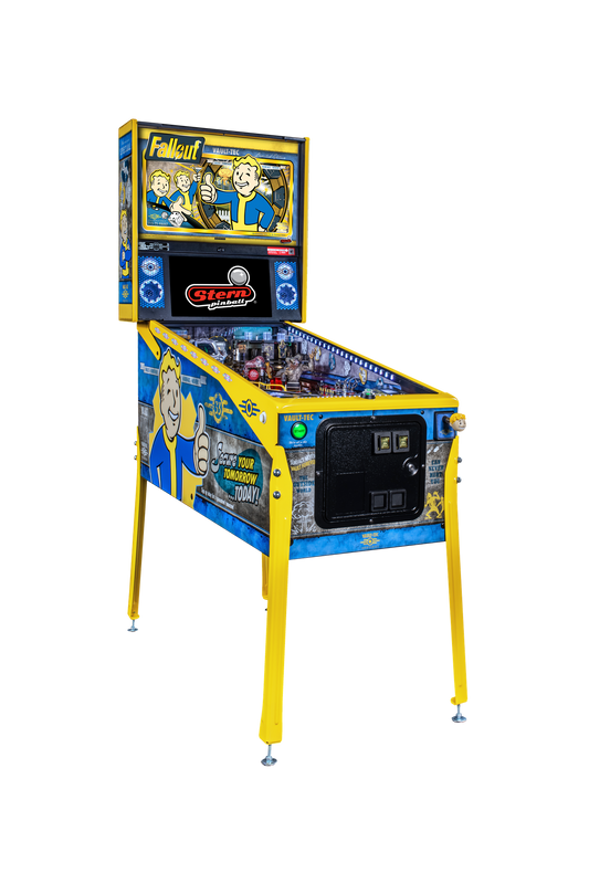 Fallout LE pinball machine — cabinet