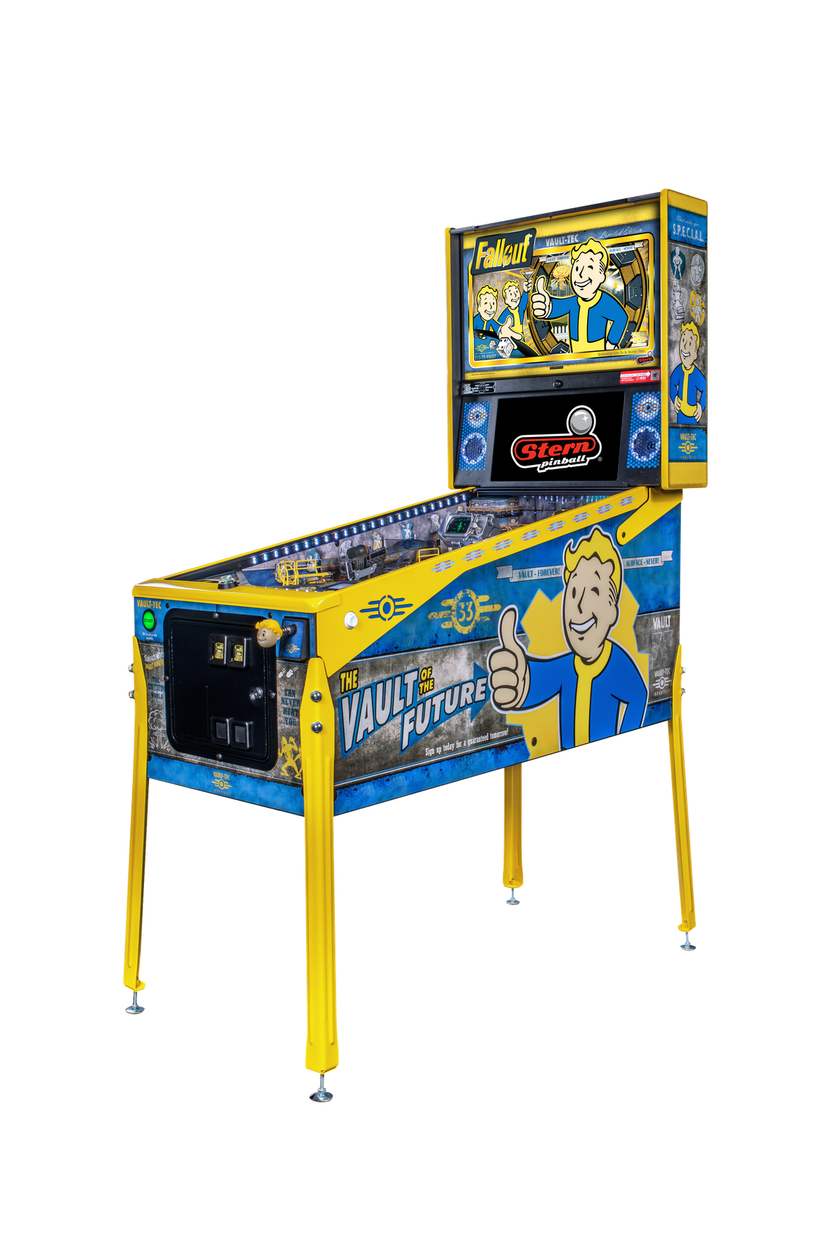 Fallout LE pinball machine — cabinet