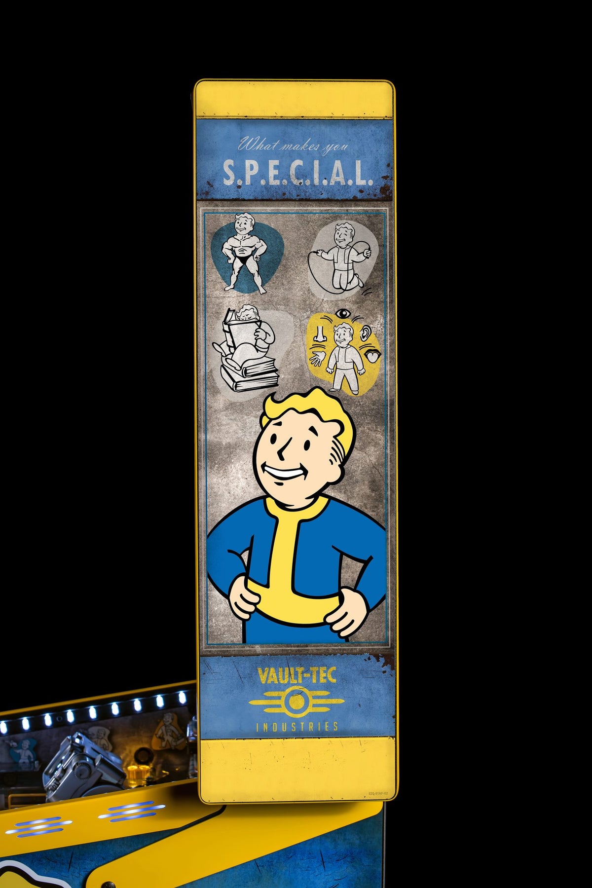Fallout LE pinball machine — detail