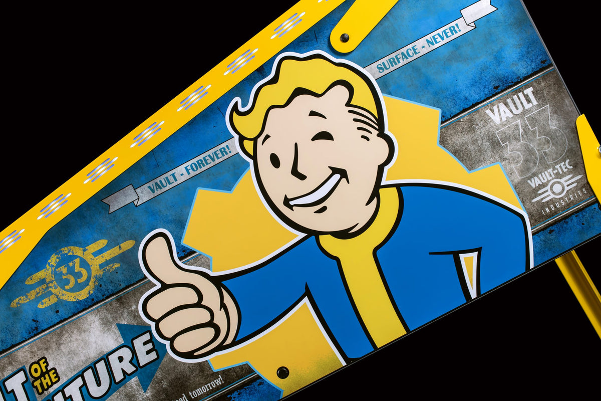 Fallout LE pinball machine — detail