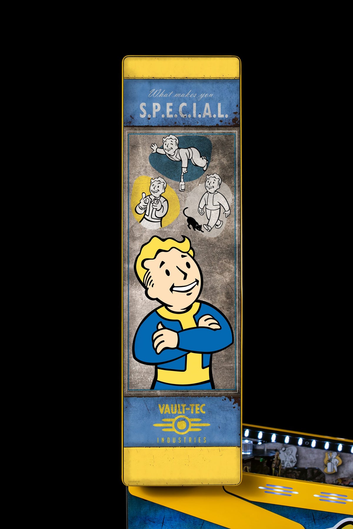 Fallout LE pinball machine — detail
